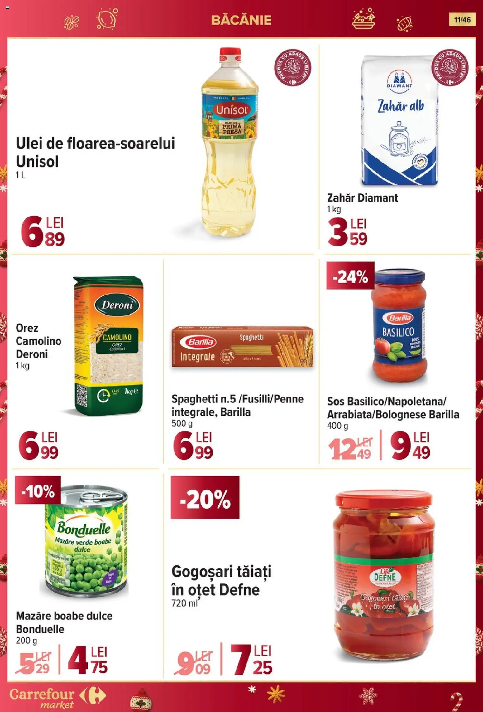Catalog Carrefour 19 - 24 Noiembrie 2025 | Pagina 11 | Produse: Mazăre, Presă, Ulei, Oțet