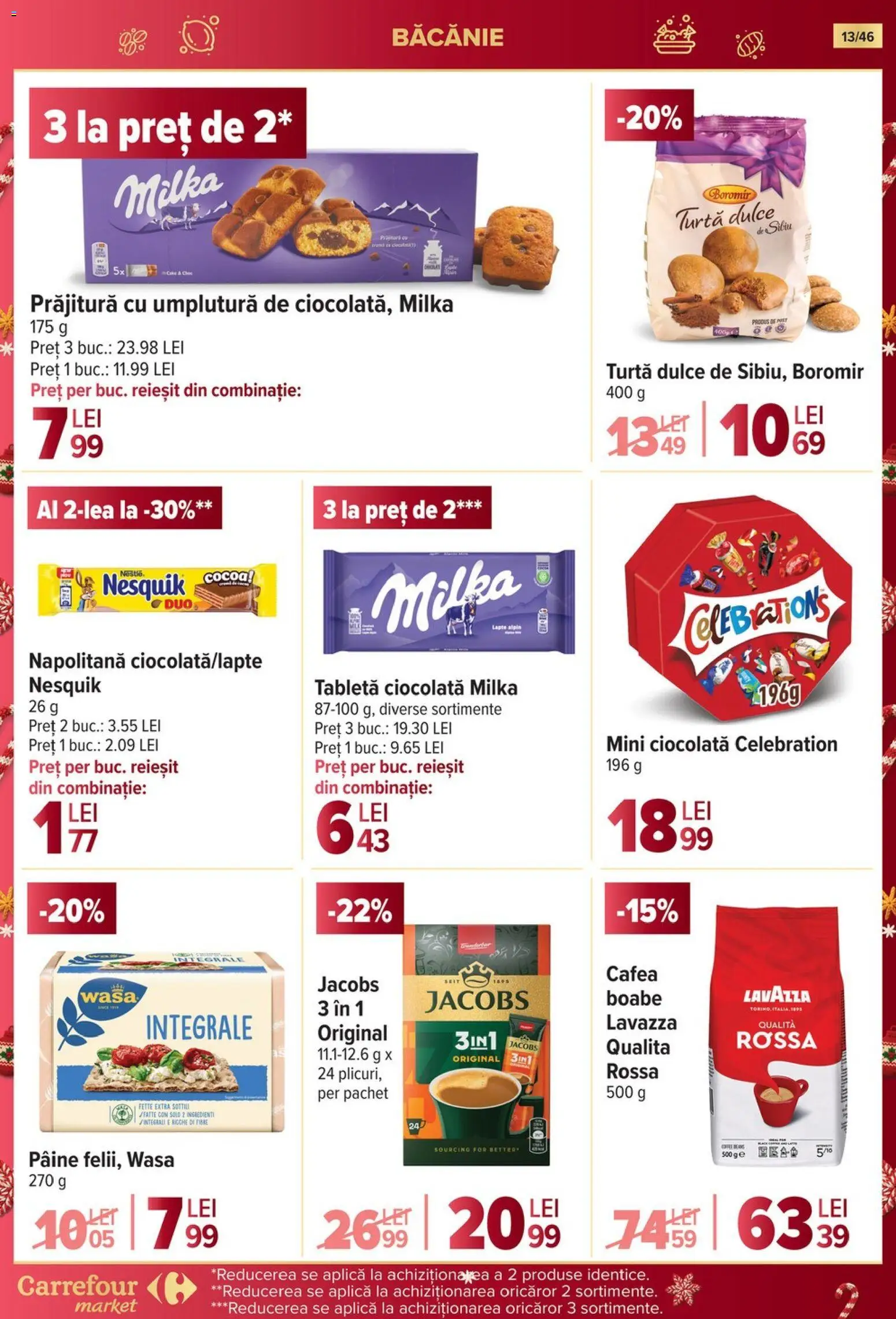 Catalog Carrefour 19 - 24 Noiembrie 2025 | Pagina 13 | Produse: Prăjitură, Cafea, Ciocolată, Turtă dulce