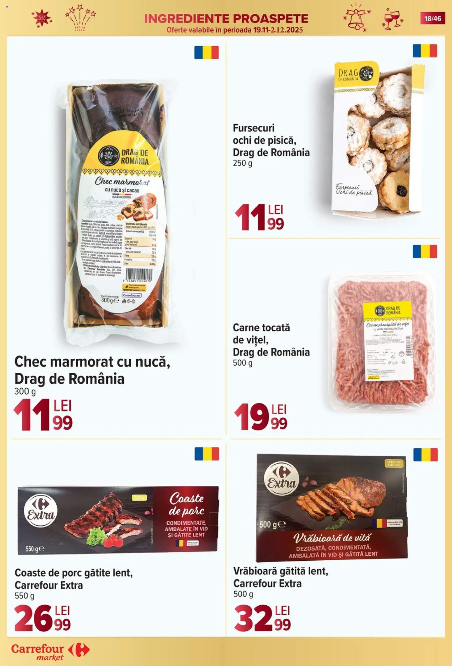Catalog Carrefour 19 - 24 Noiembrie 2025 | Pagina 18 | Produse: Carne tocată, Cacao