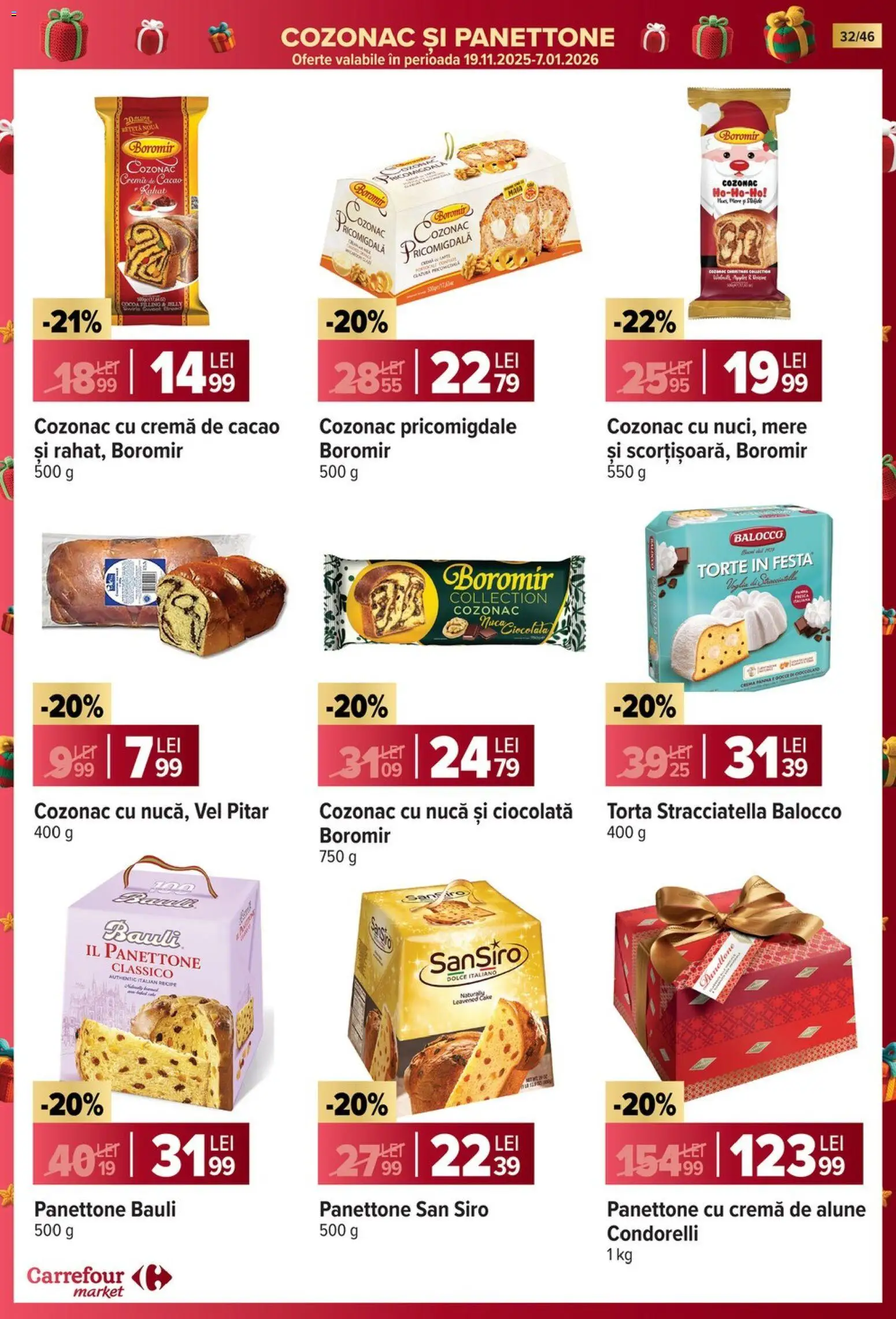 Catalog Carrefour 19 - 24 Noiembrie 2025 | Pagina 32 | Produse: Alune, Cremă, Mere, Cacao