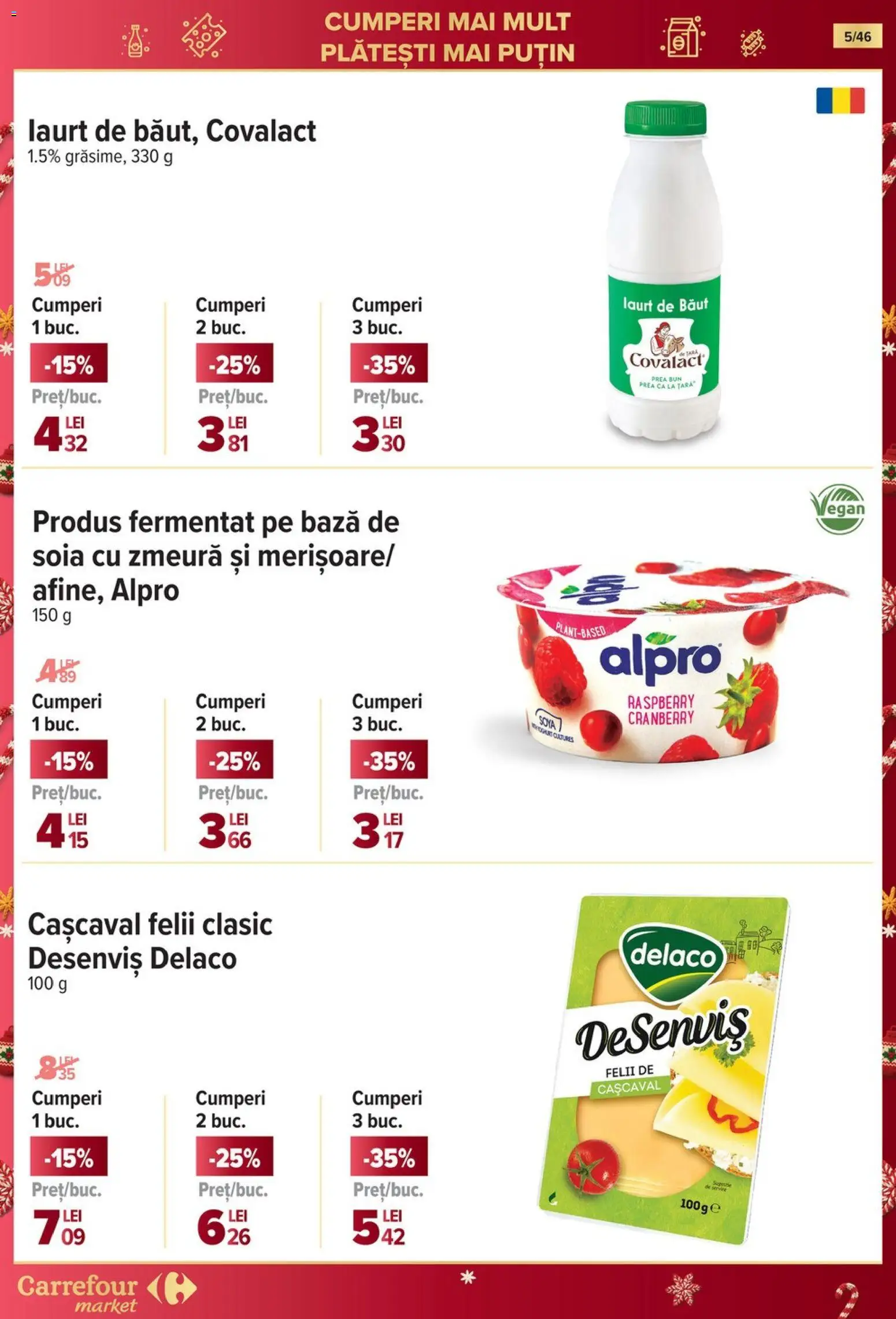 Catalog Carrefour 19 - 24 Noiembrie 2025 | Pagina 5 | Produse: Zmeură, Light Kedi Konservesi, Cașcaval