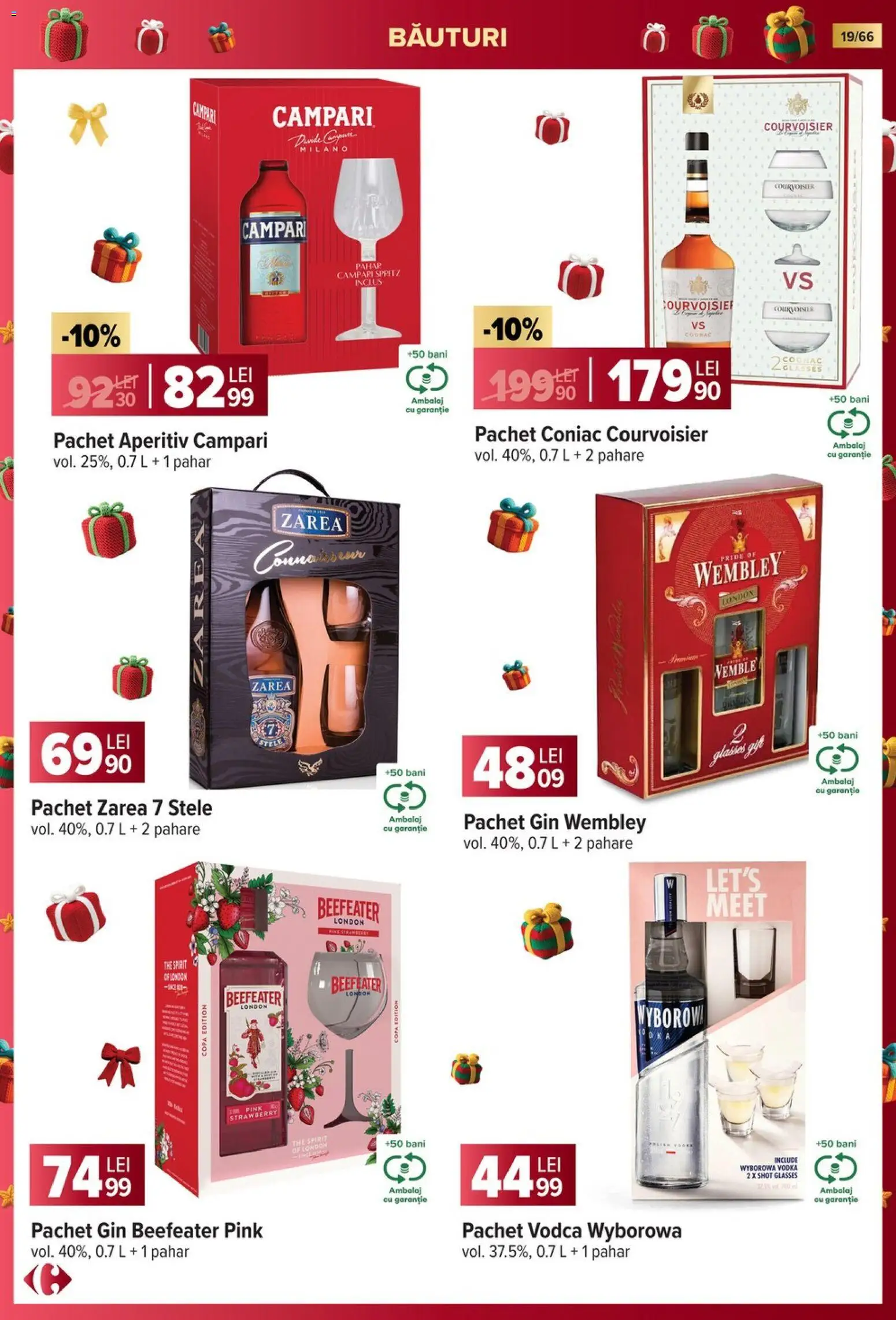 Catalog Carrefour 19 Noiembrie 2025 - 6 Ianuarie 2026 | Pagina 19 | Produse: Su ısıtıcı, Pahare, Gin, Vodka