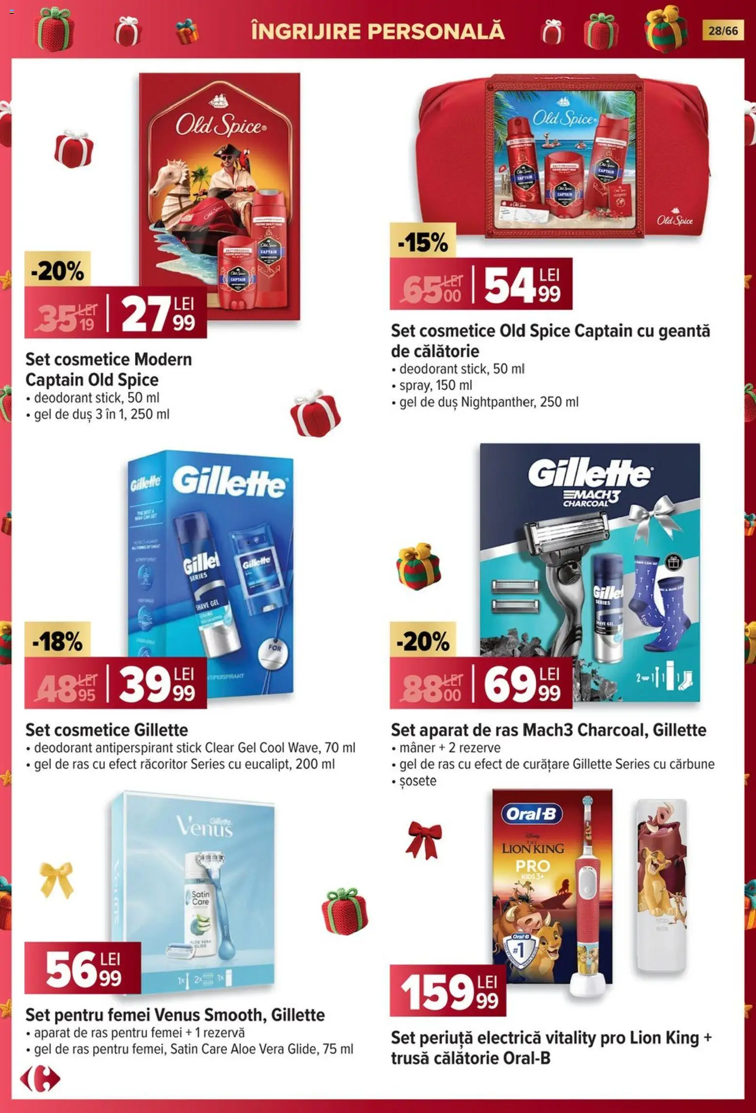 Catalog Carrefour 19 Noiembrie 2025 - 6 Ianuarie 2026 | Pagina 28 | Produse: Kısırlaştırılmış Kedi Maması, Geantă, Mâner, Gel de duș
