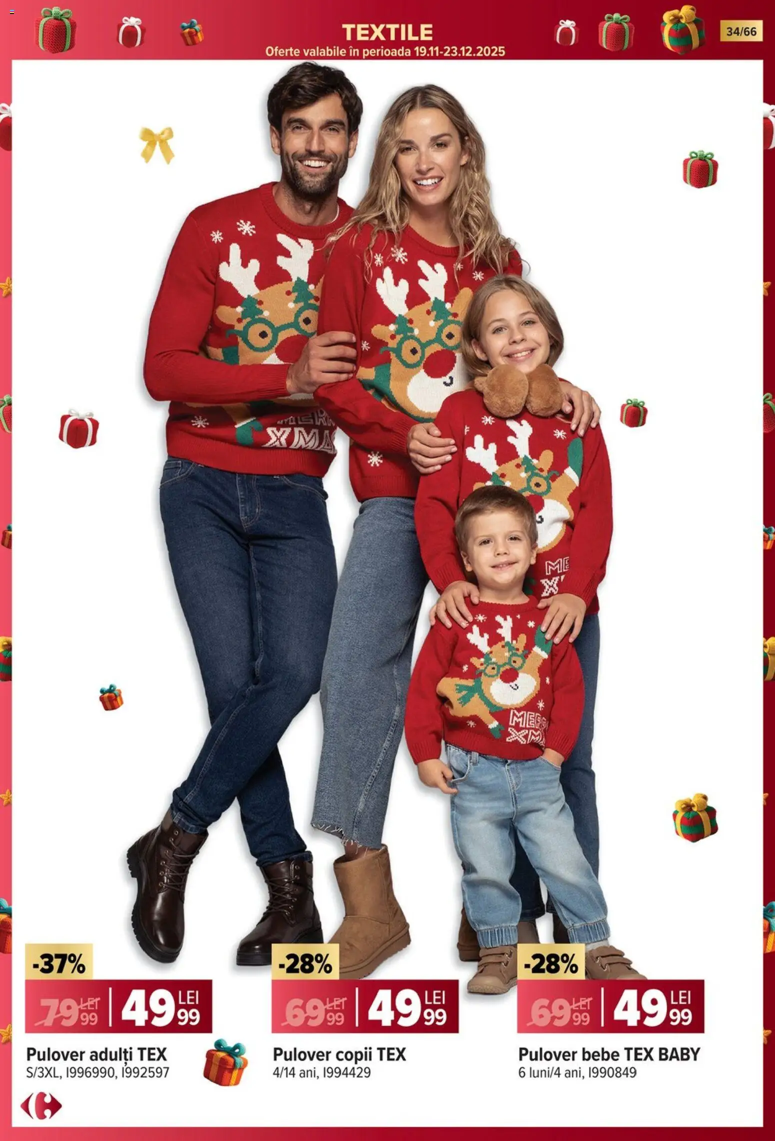 Catalog Carrefour 19 Noiembrie 2025 - 6 Ianuarie 2026 | Pagina 34 | Produse: Pulover