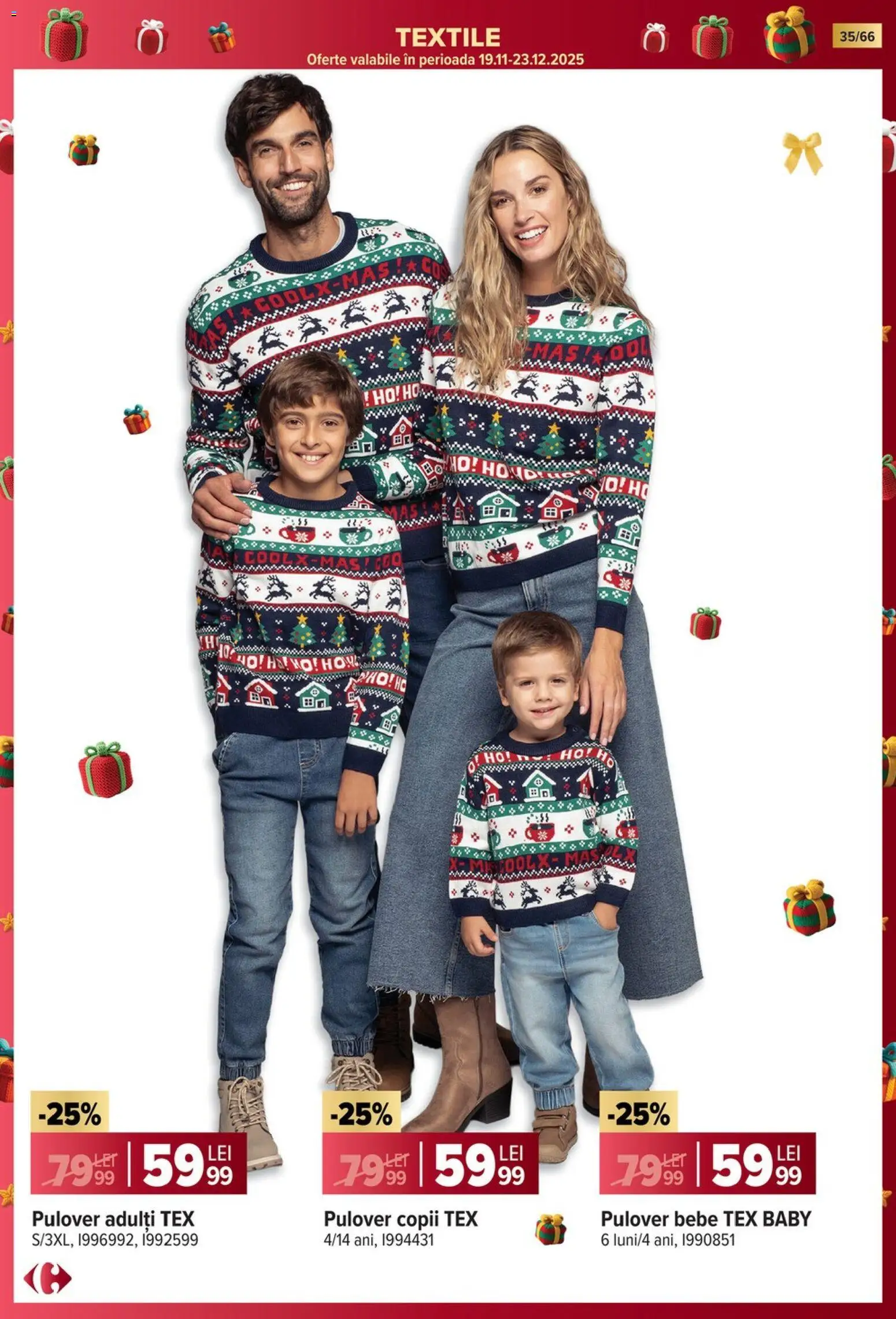 Catalog Carrefour 19 Noiembrie 2025 - 6 Ianuarie 2026 | Pagina 35 | Produse: Pulover