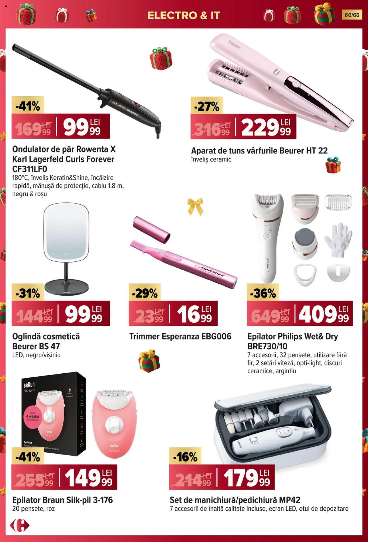 Catalog Carrefour 19 Noiembrie 2025 - 6 Ianuarie 2026 | Pagina 60 | Produse: Trimmer, Enginar, Cablu, Oglindă