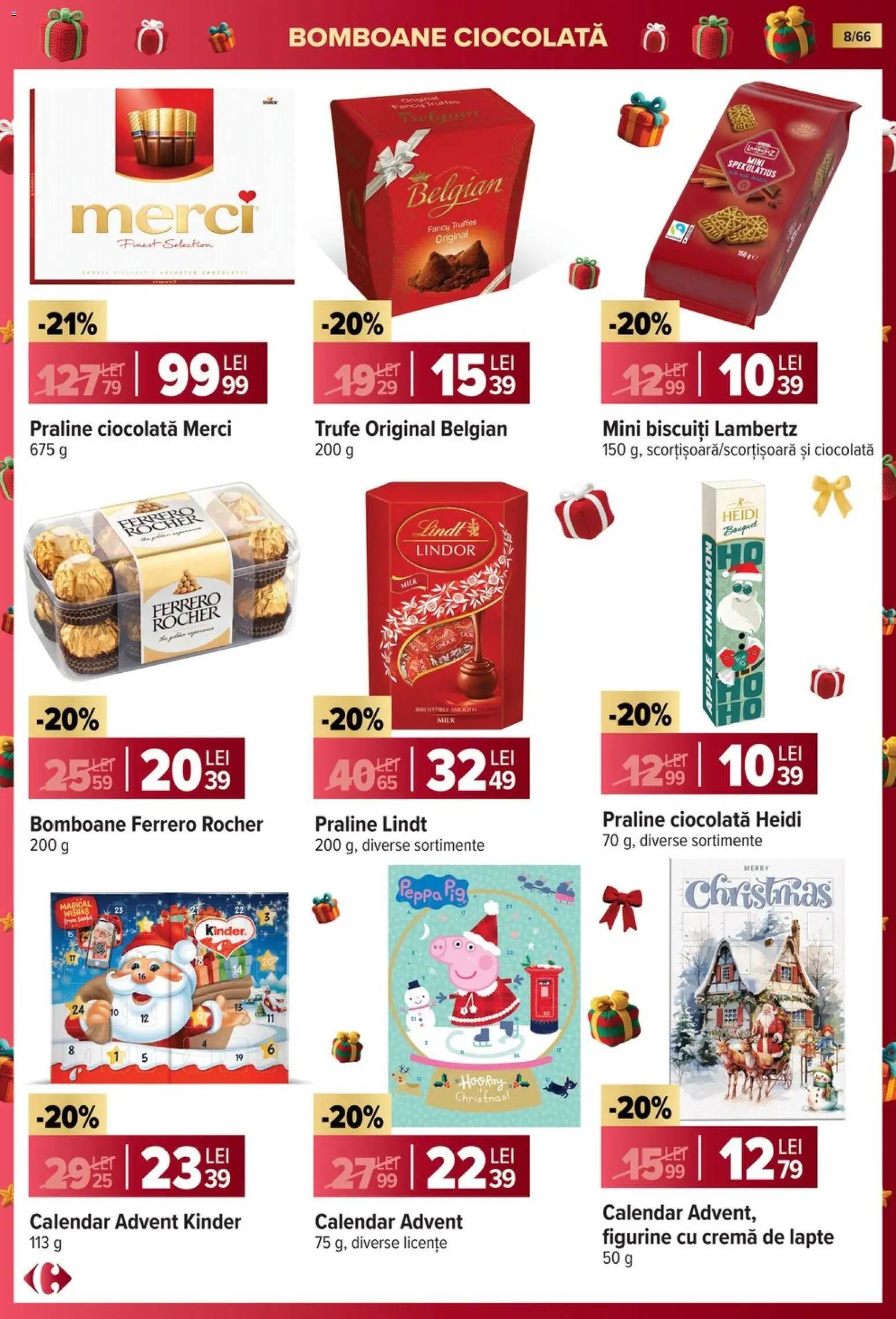 Catalog Carrefour 19 Noiembrie 2025 - 6 Ianuarie 2026 | Pagina 8 | Produse: Lapte, Soda, Ciocolată, Bomboane