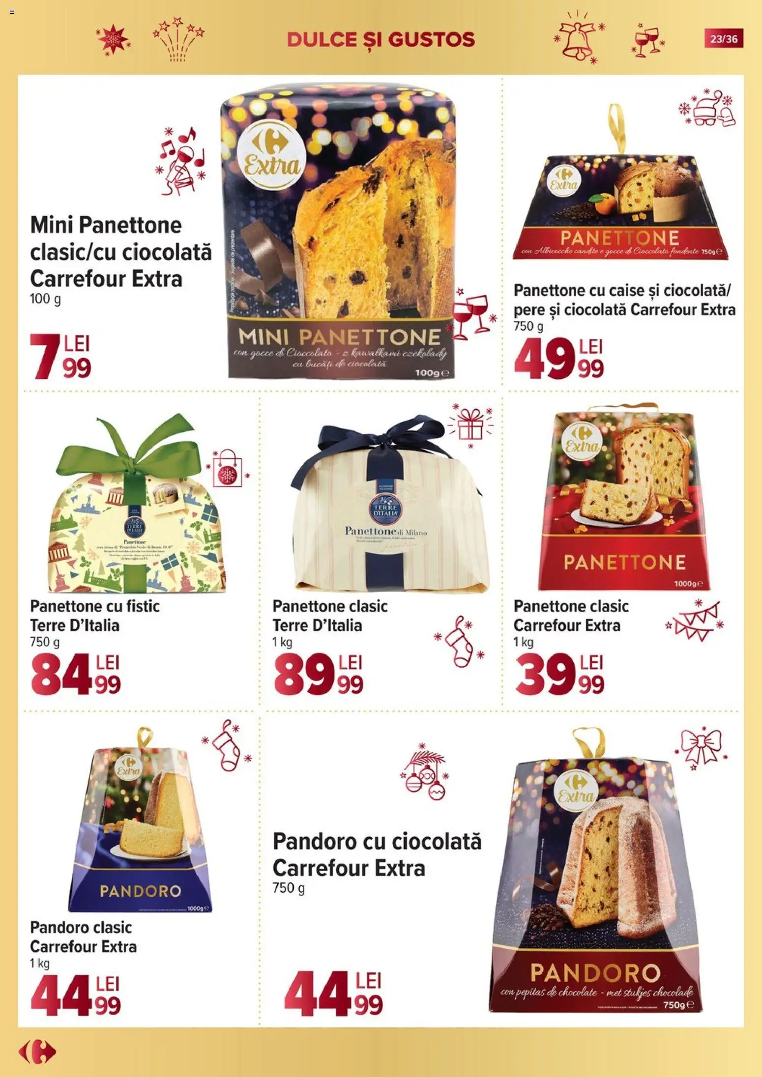 Catalog Carrefour 19 Noiembrie 2025 - 6 Ianuarie 2026 | Pagina 23 | Produse: Ciocolată, Fistic, Ahtapot