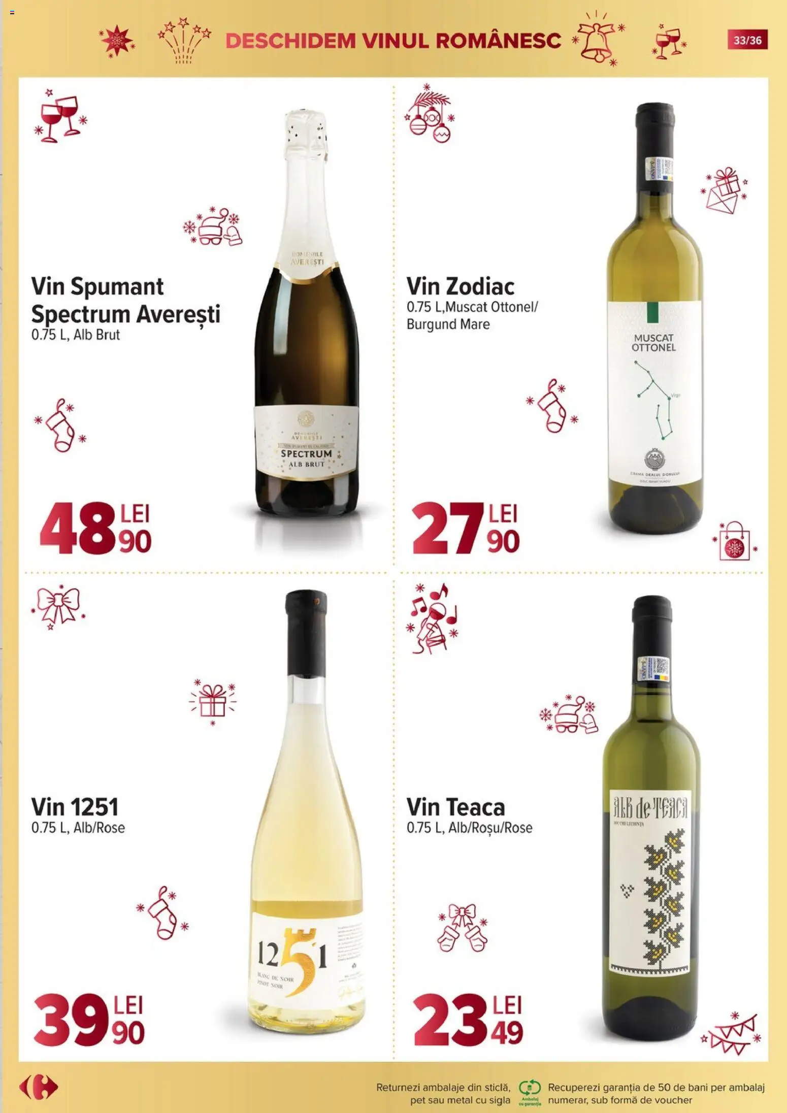 Catalog Carrefour 19 Noiembrie 2025 - 6 Ianuarie 2026 | Pagina 33 | Produse: Vin