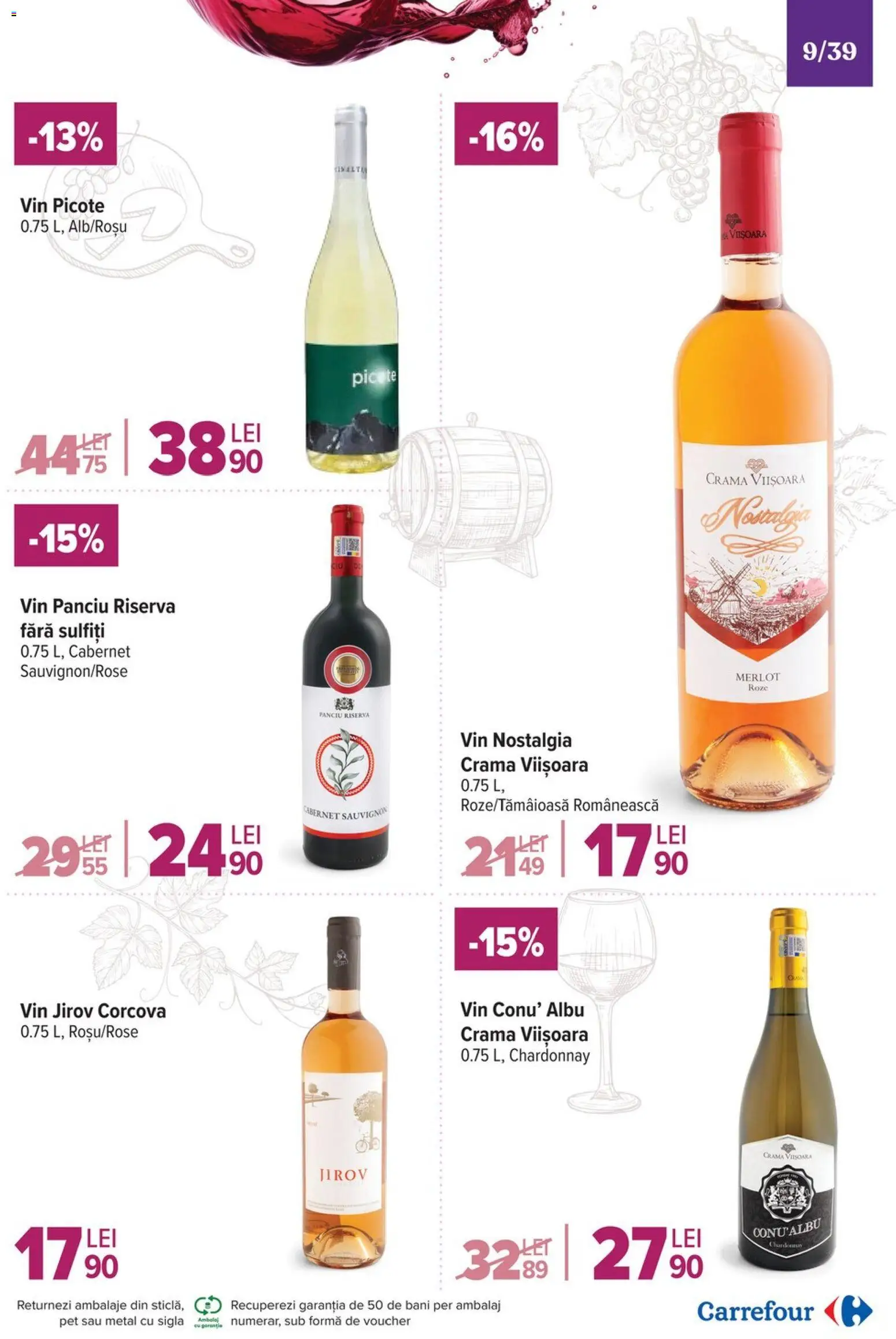 Catalog Carrefour 19 Noiembrie - 1 Decembrie 2025 | Pagina 9 | Produse: Vin