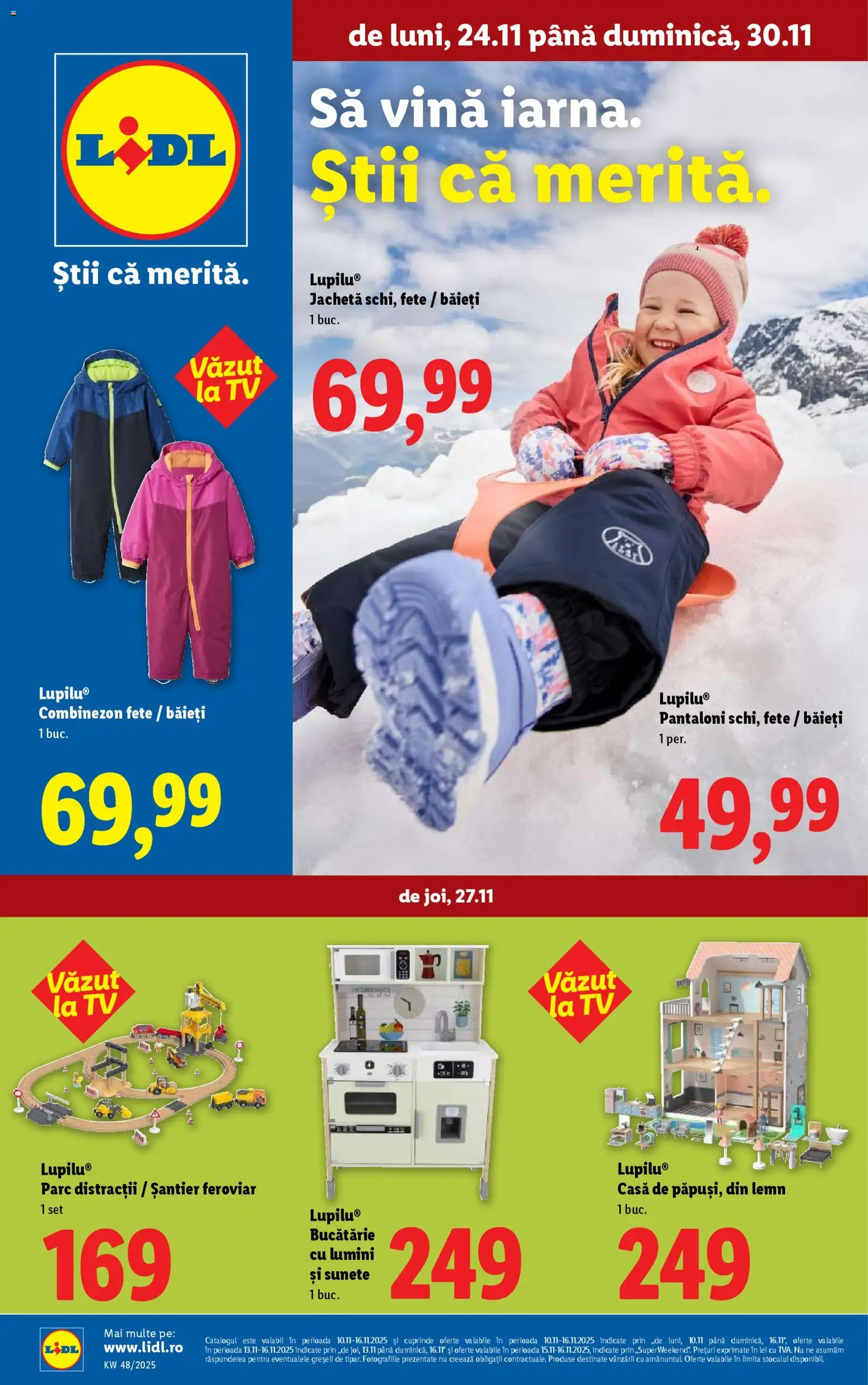 Catalog LIDL 24 - 29 Noiembrie 2025 | Pagina 1 | Produse: Jachetă, Bucătărie, Pantaloni