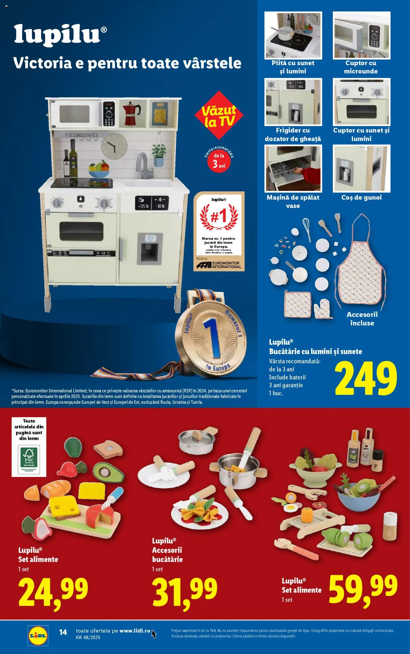 Catalog LIDL 24 - 29 Noiembrie 2025 | Pagina 14 | Produse: Mașină De Spălat, Plită, Coș, Baterii