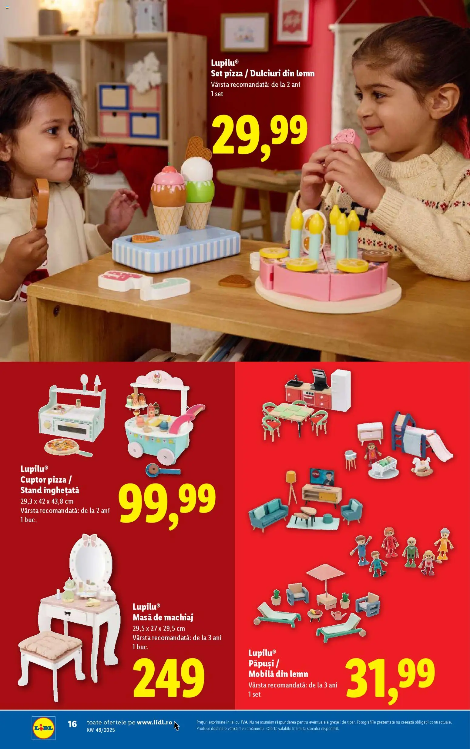 Catalog LIDL 24 - 29 Noiembrie 2025 | Pagina 16 | Produse: Cuptor, Masă, Machiaj, Pizza