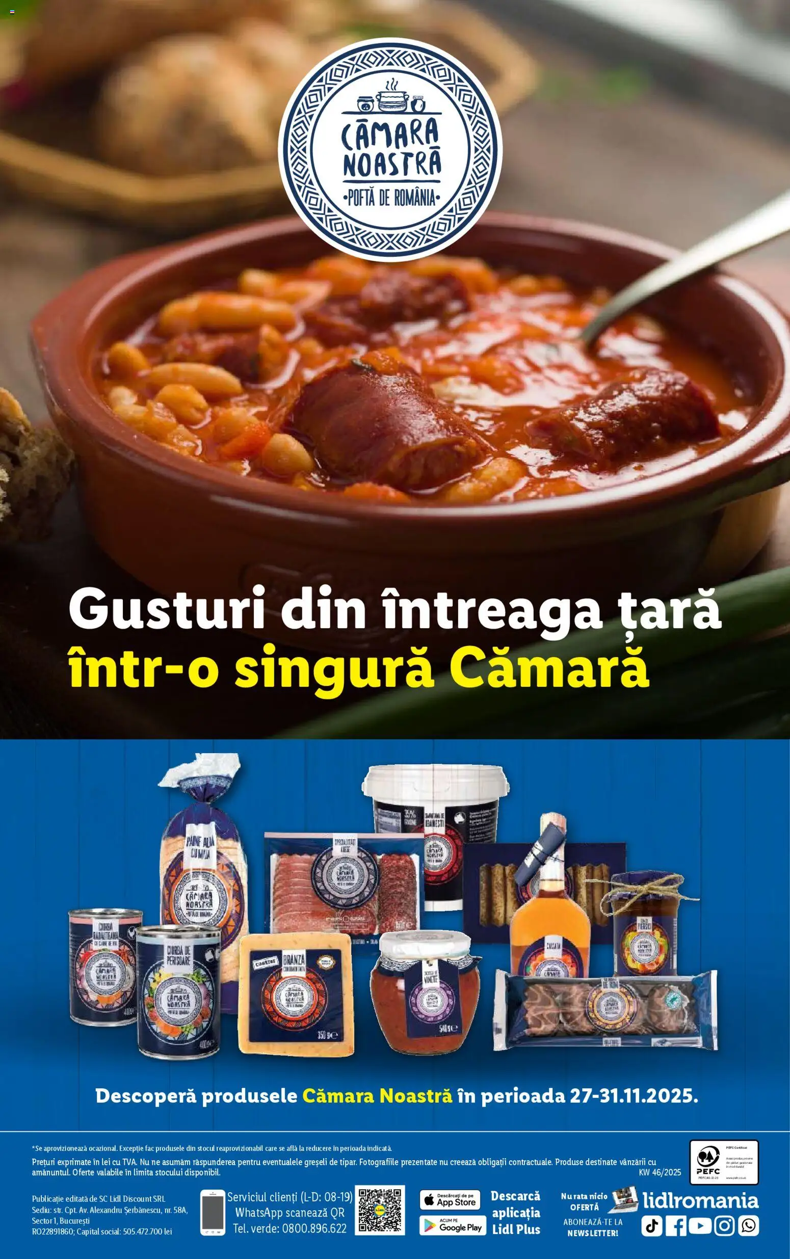 Catalog LIDL 24 - 29 Noiembrie 2025 | Pagina 24 | Produse: Brânză, Pâine, Zacuscă