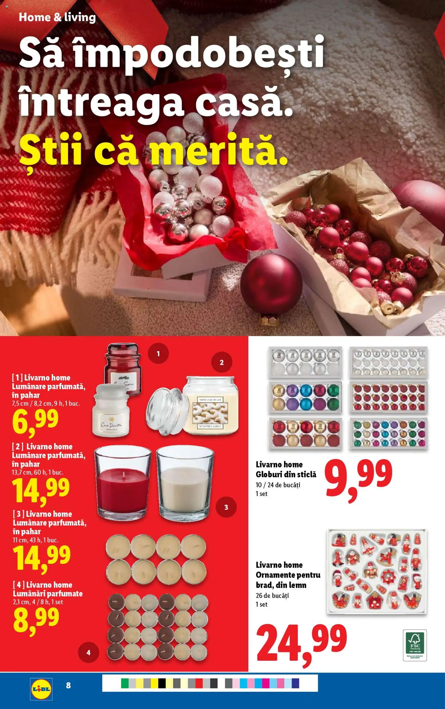 Catalog LIDL 24 - 29 Noiembrie 2025 | Pagina 8 | Produse: Lumânare