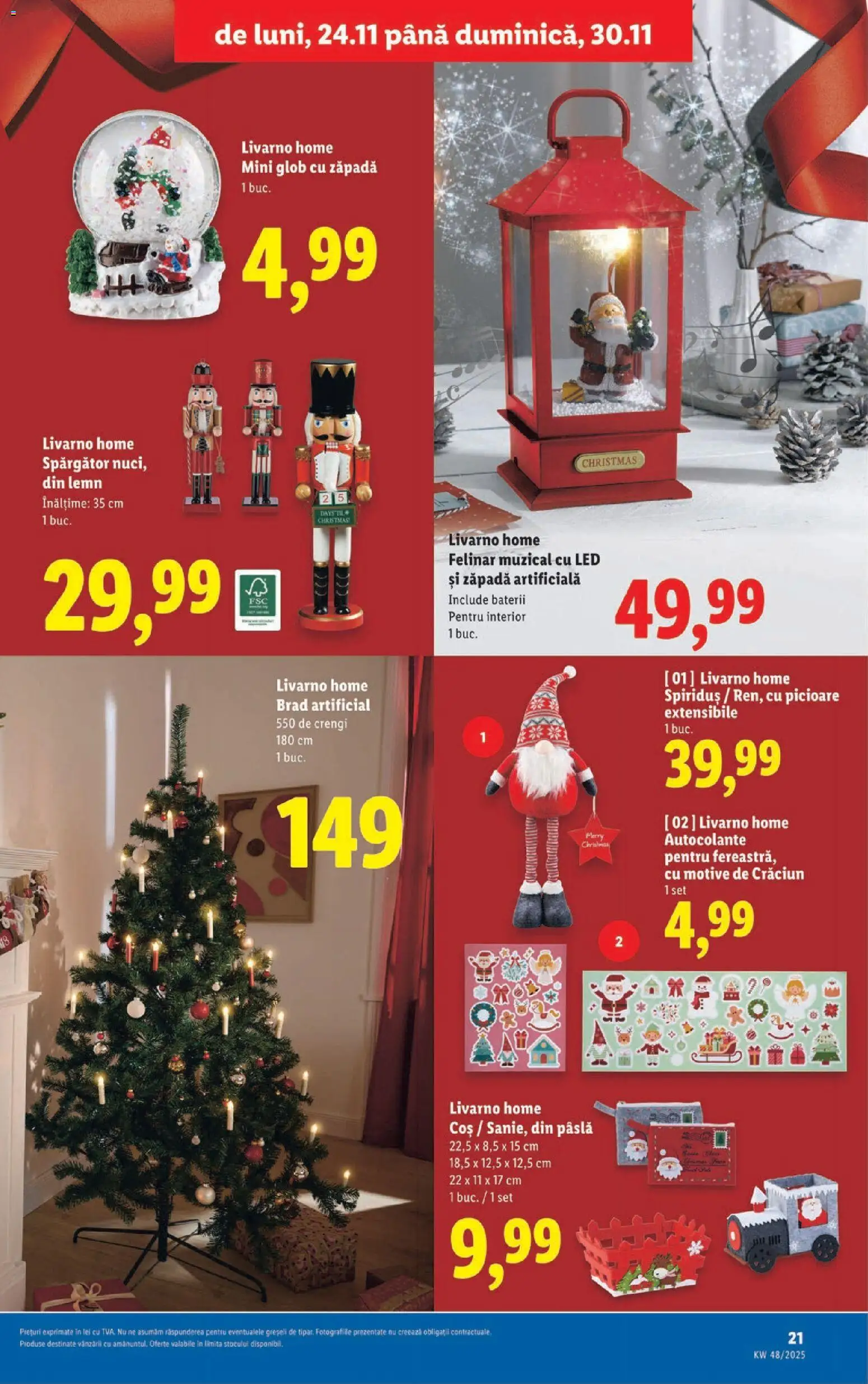 Catalog LIDL 24 - 29 Noiembrie 2025 | Pagina 21 | Produse: Coș, Babak, Felinar, Baterii