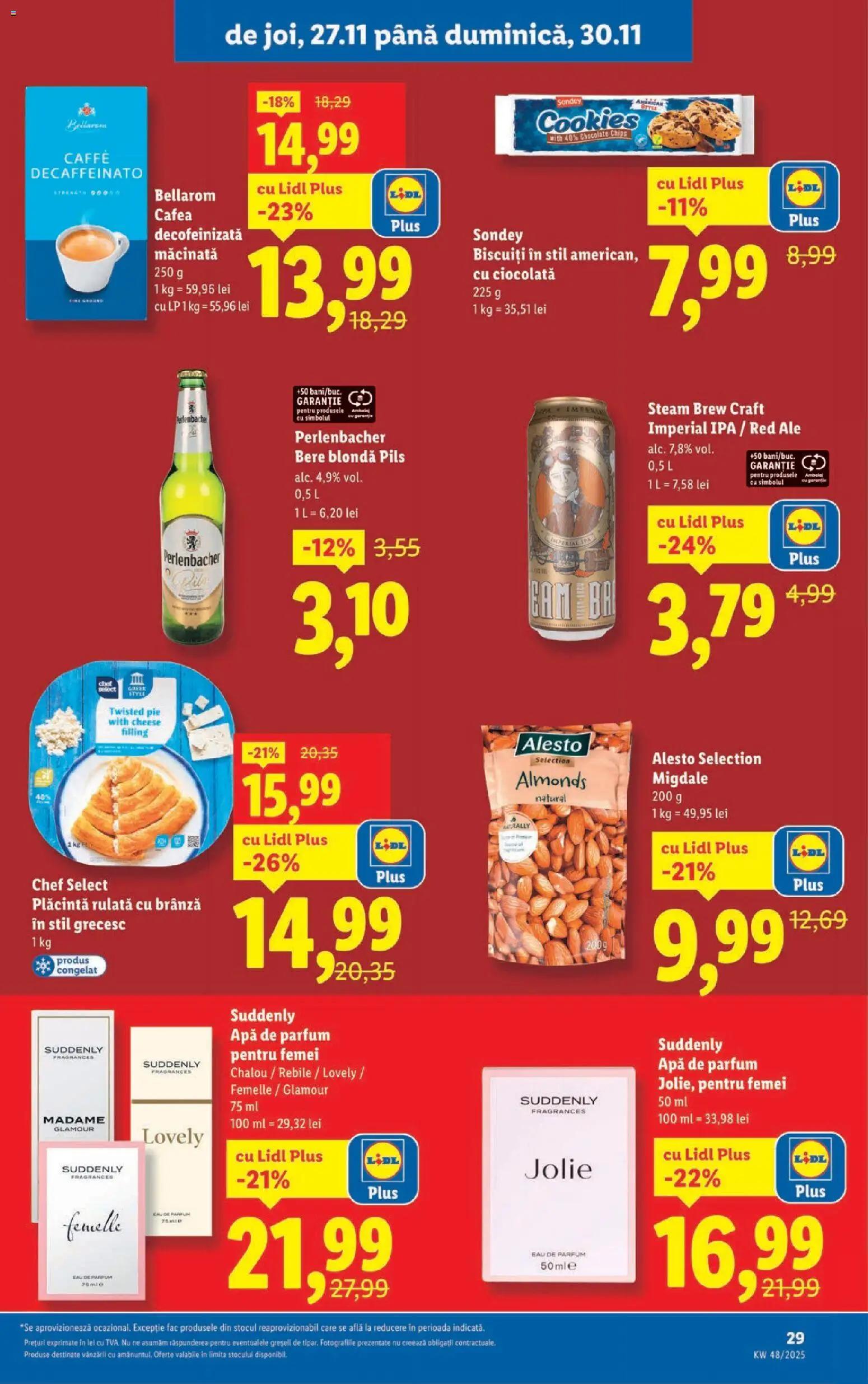 Catalog LIDL 24 - 29 Noiembrie 2025 | Pagina 29 | Produse: Brânză, Cafea, Ciocolată, Bere