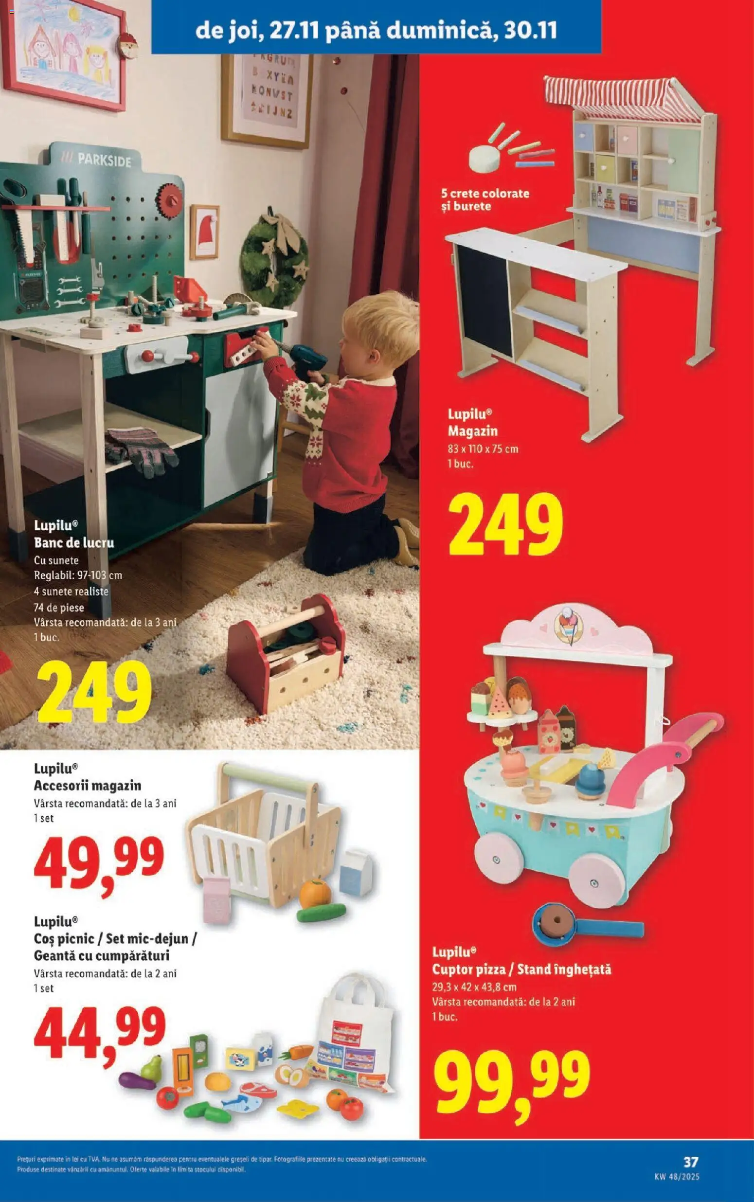 Catalog LIDL 24 - 29 Noiembrie 2025 | Pagina 37 | Produse: Geantă, Cuptor, Coș, Burete