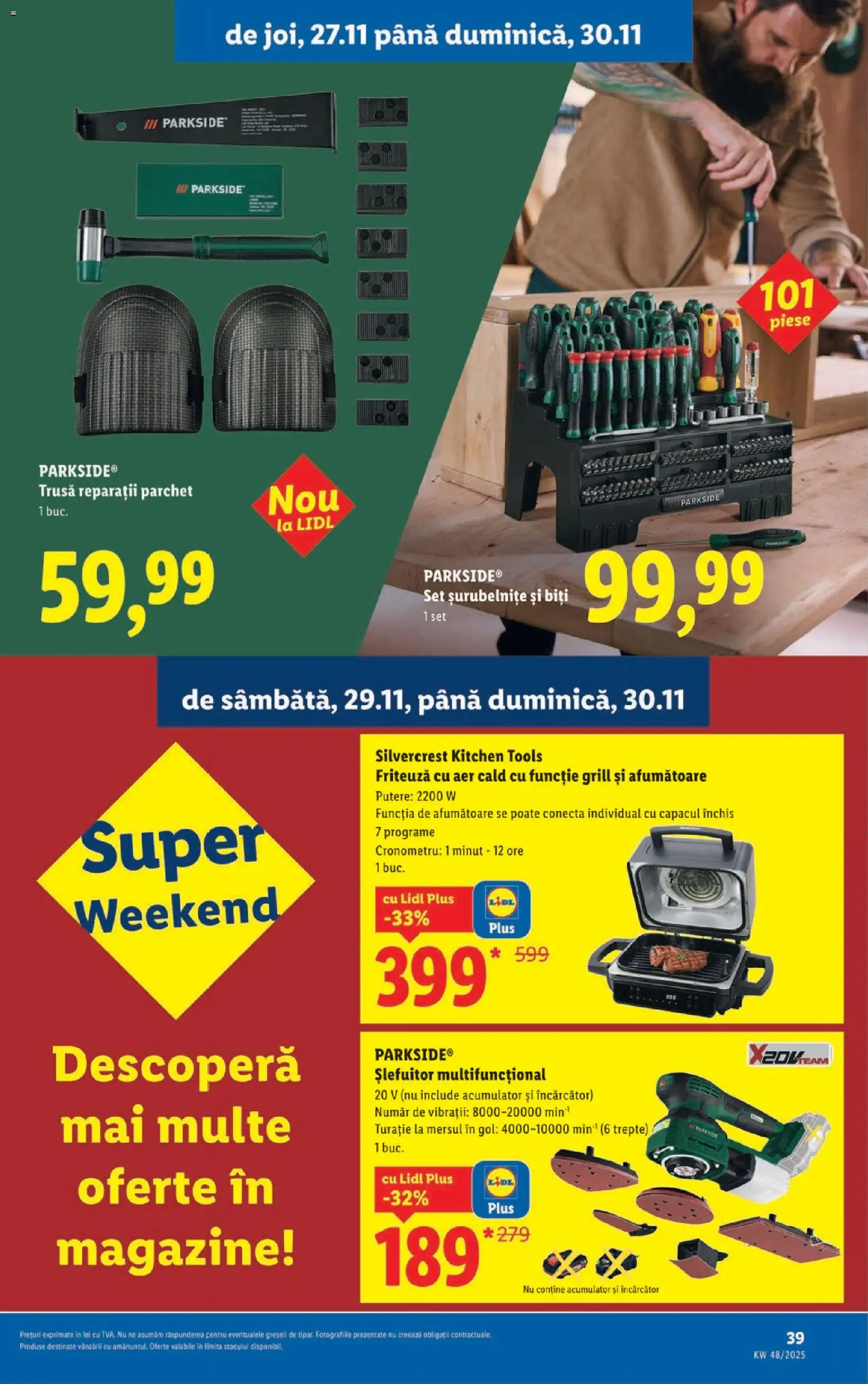 Catalog LIDL 24 - 29 Noiembrie 2025 | Pagina 39 | Produse: Arap sabunu, Încărcător, Ginseng, Parchet