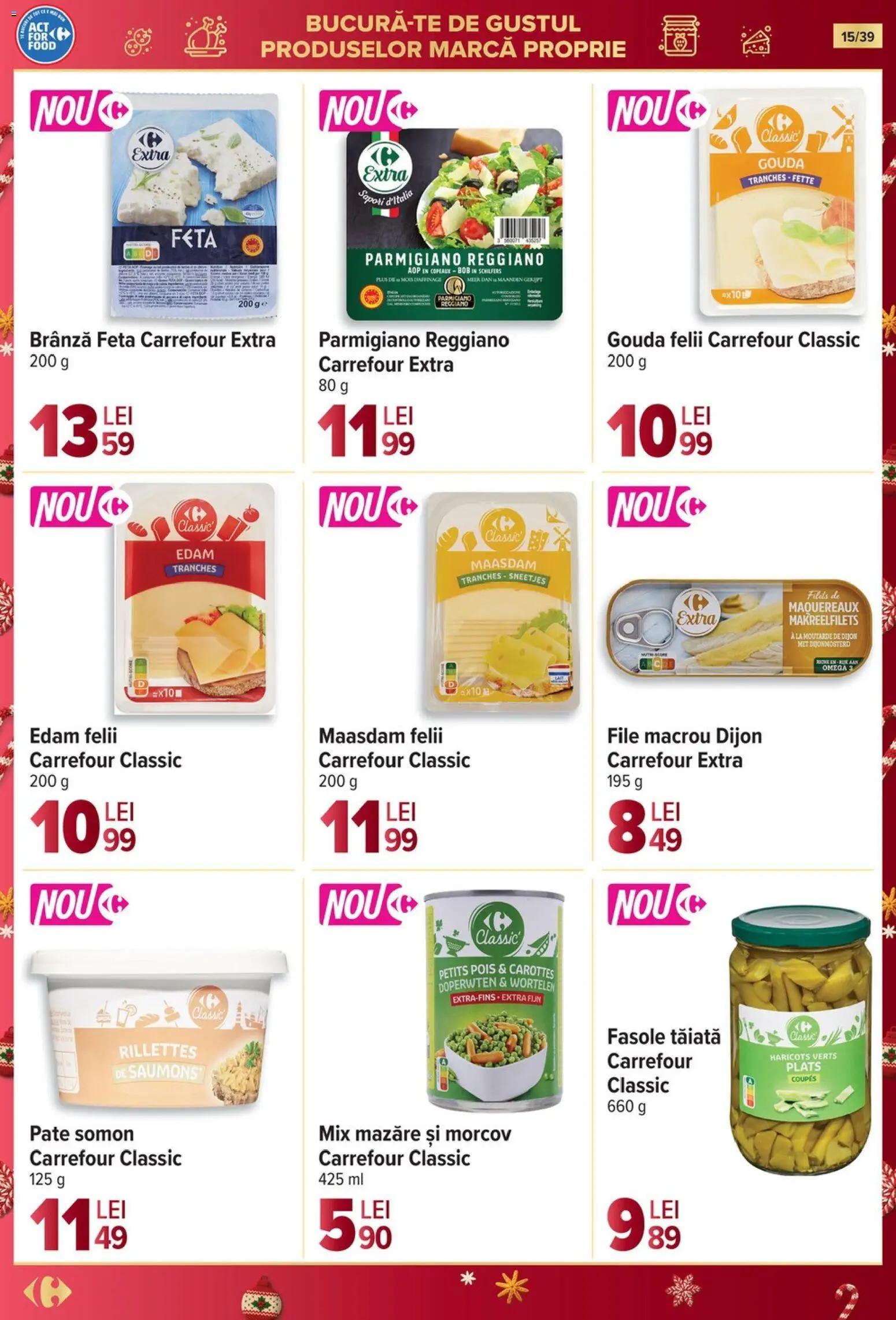 Catalog Carrefour 19 - 24 Noiembrie 2025 | Pagina 15 | Produse: Mazăre, Matériel de Street Workout, Brânză, Gouda
