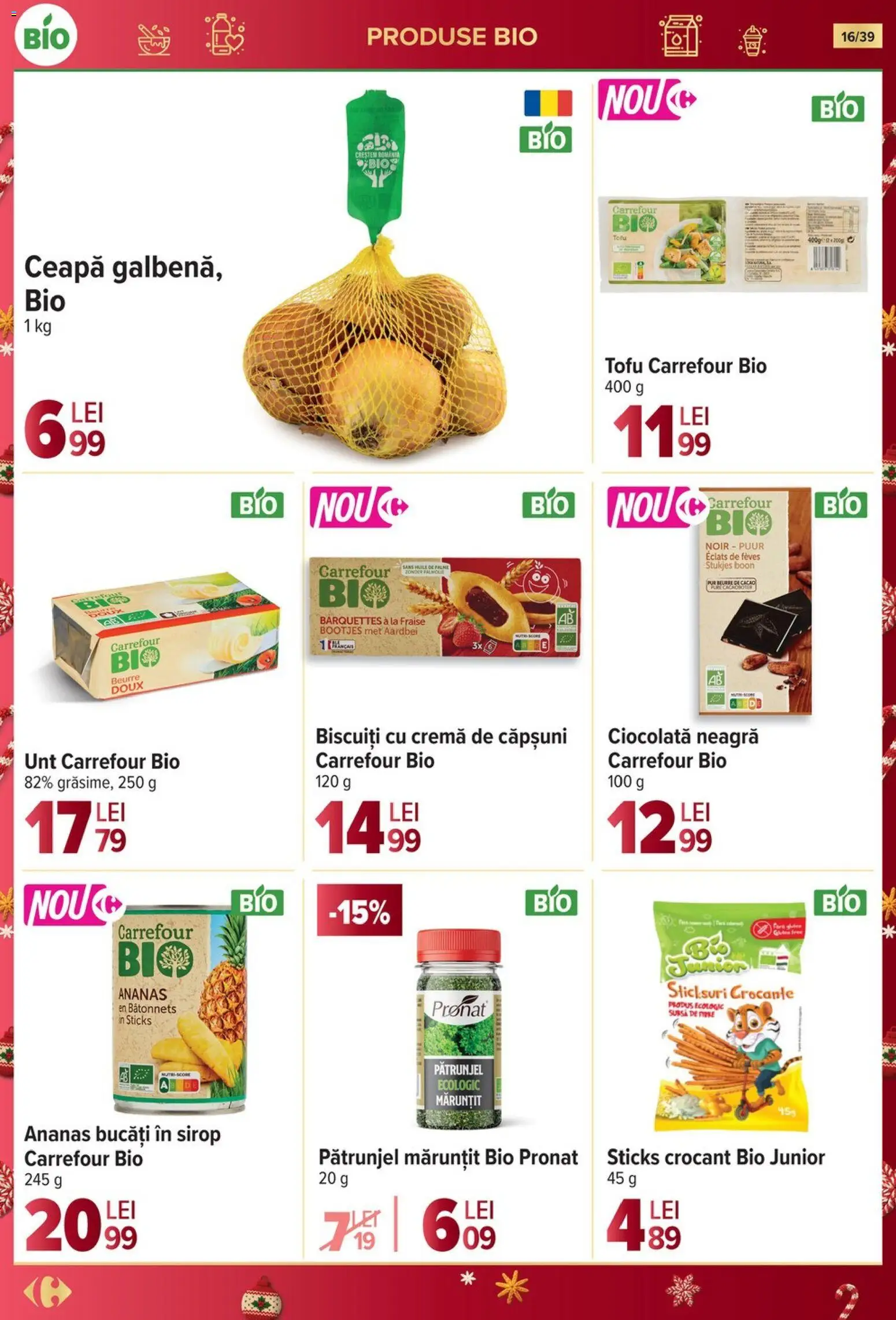 Catalog Carrefour 19 - 24 Noiembrie 2025 | Pagina 16 | Produse: Pătrunjel, Cremă, Ananas, Căpșuni