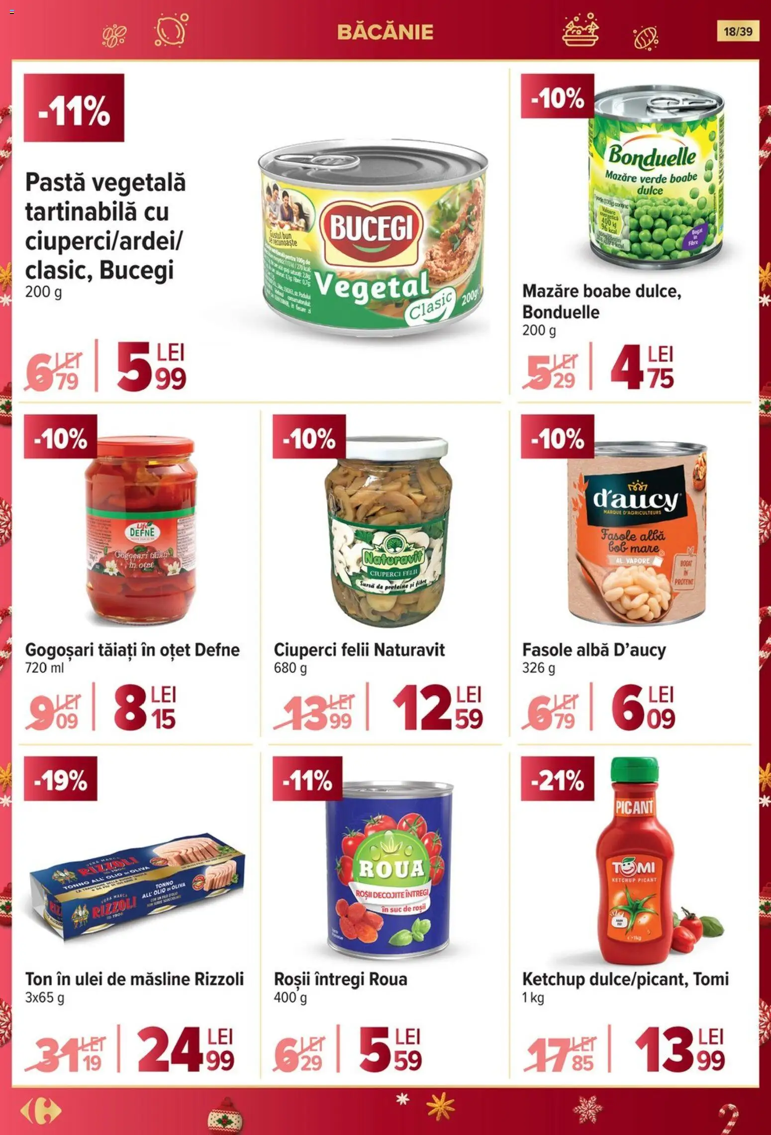 Catalog Carrefour 19 - 24 Noiembrie 2025 | Pagina 18 | Produse: Măsline, Ciuperci, Suc, Ketchup