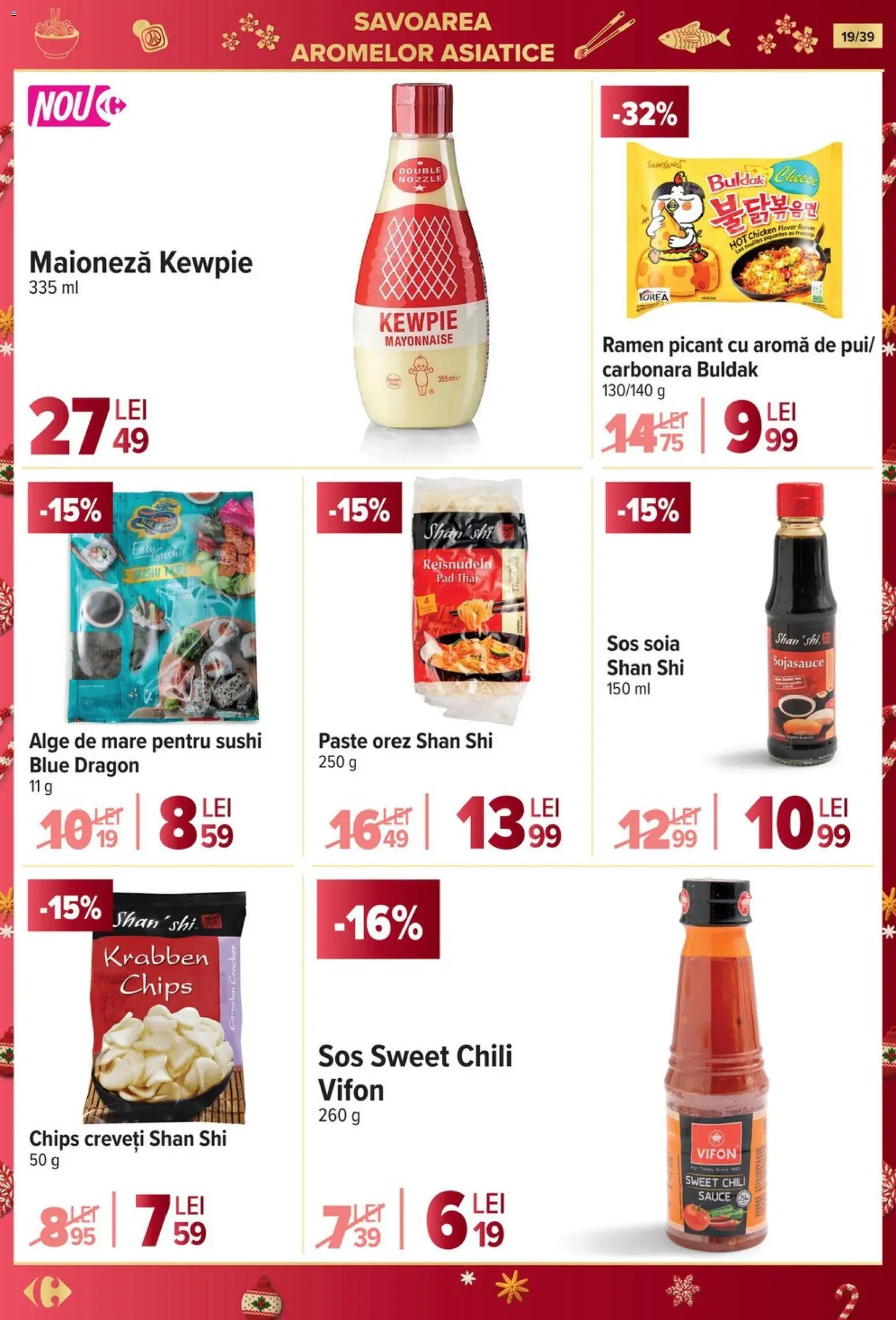 Catalog Carrefour 19 - 24 Noiembrie 2025 | Pagina 19 | Produse: Sushi, Orez, Paste, Sos