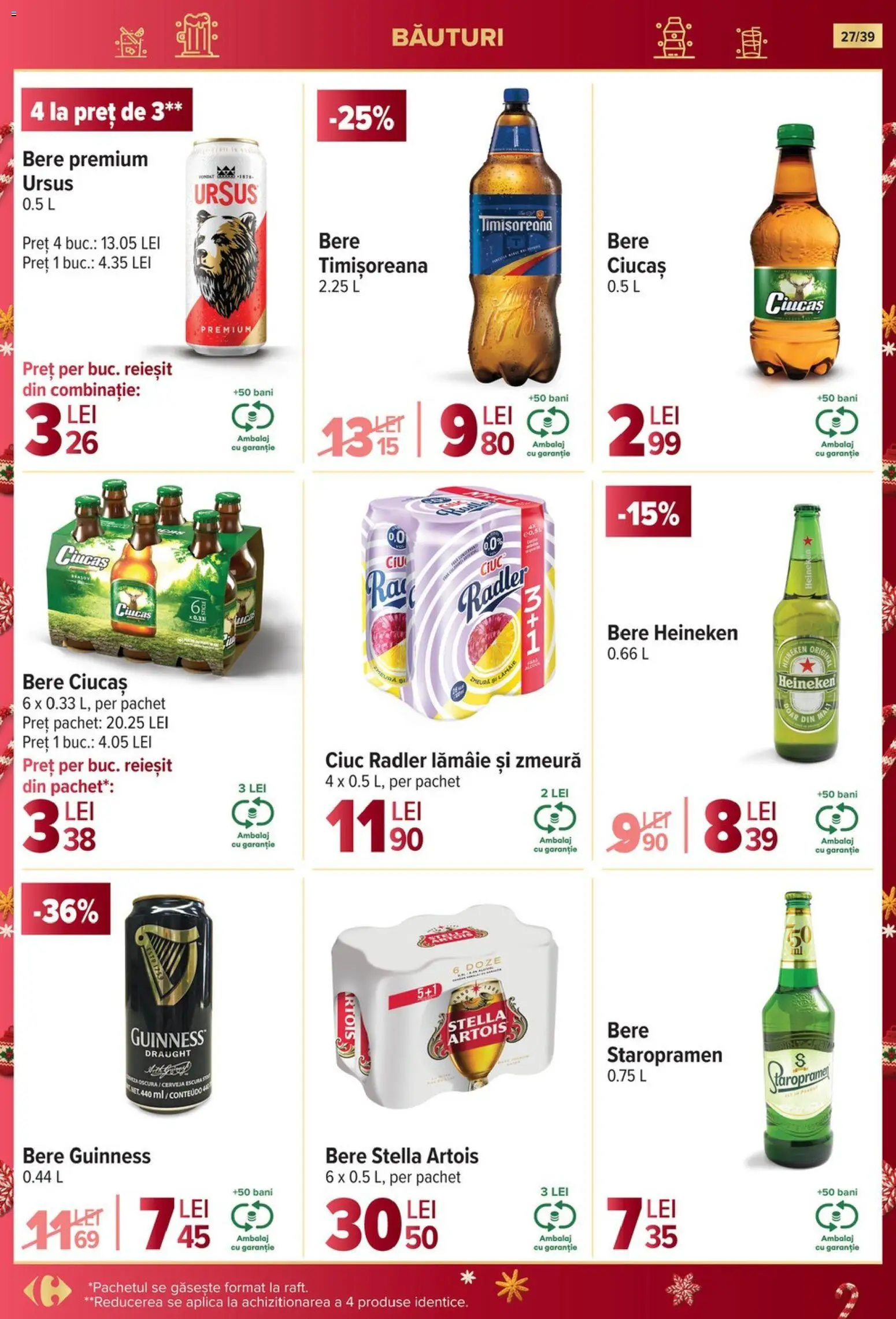 Catalog Carrefour 19 - 24 Noiembrie 2025 | Pagina 27 | Produse: Zmeură, Bere, Lămâie