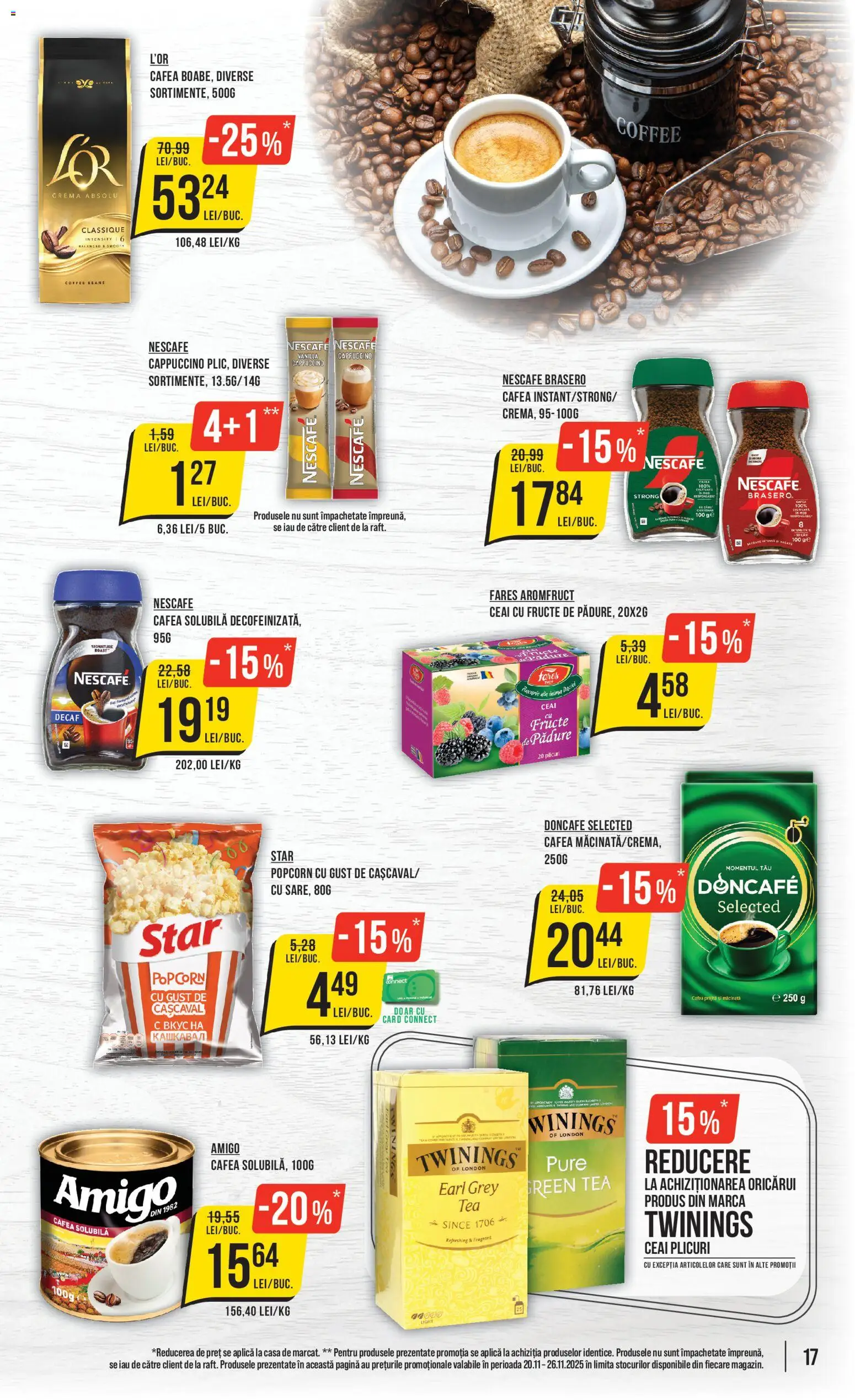 Catalog Mega Image 20 - 25 Noiembrie 2025 | Pagina 17 | Produse: Cașcaval, Cremă, Cafea, Ceai