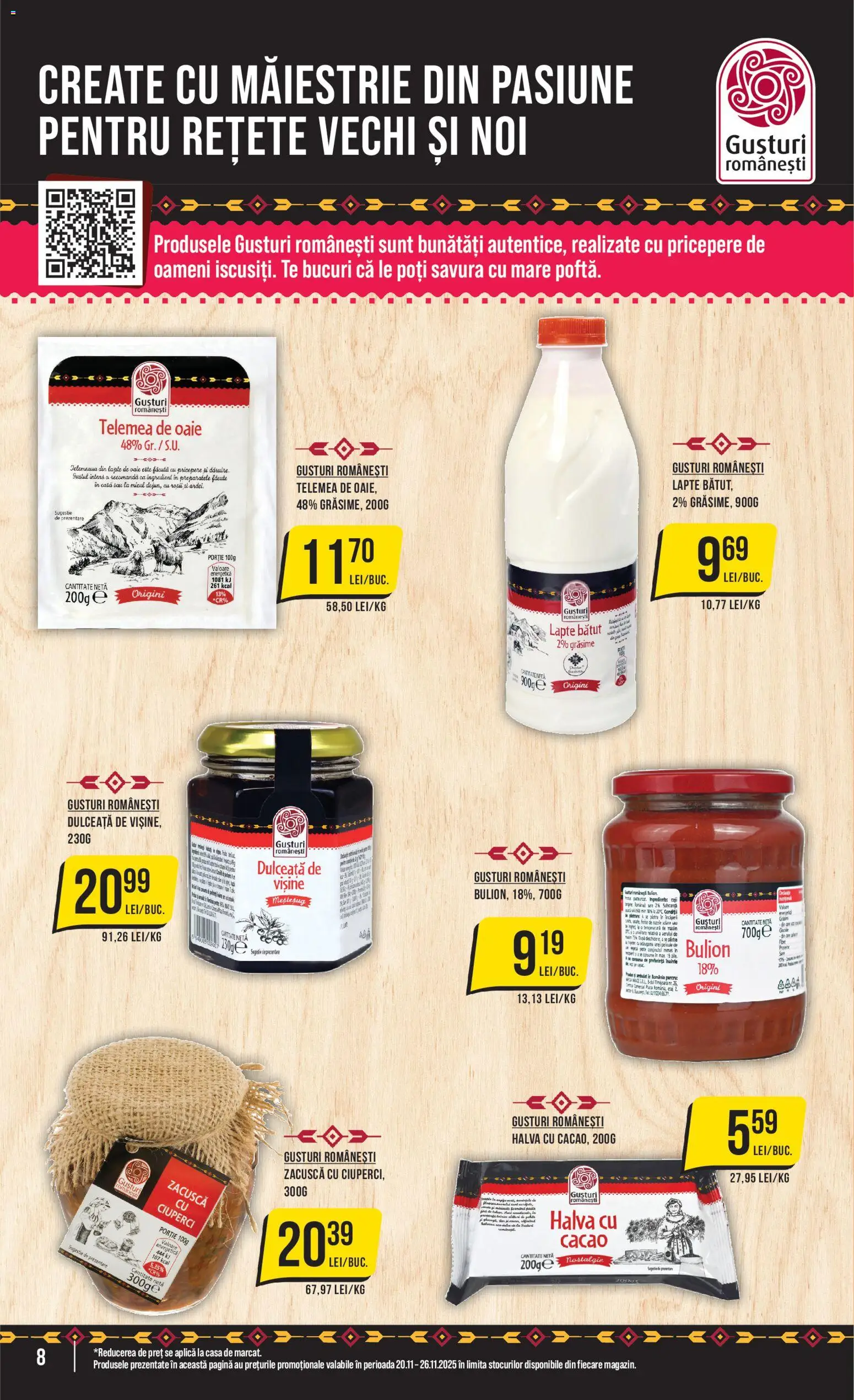 Catalog Mega Image 20 - 25 Noiembrie 2025 | Pagina 8 | Produse: Ciuperci, Lapte, Roșii, Zacuscă