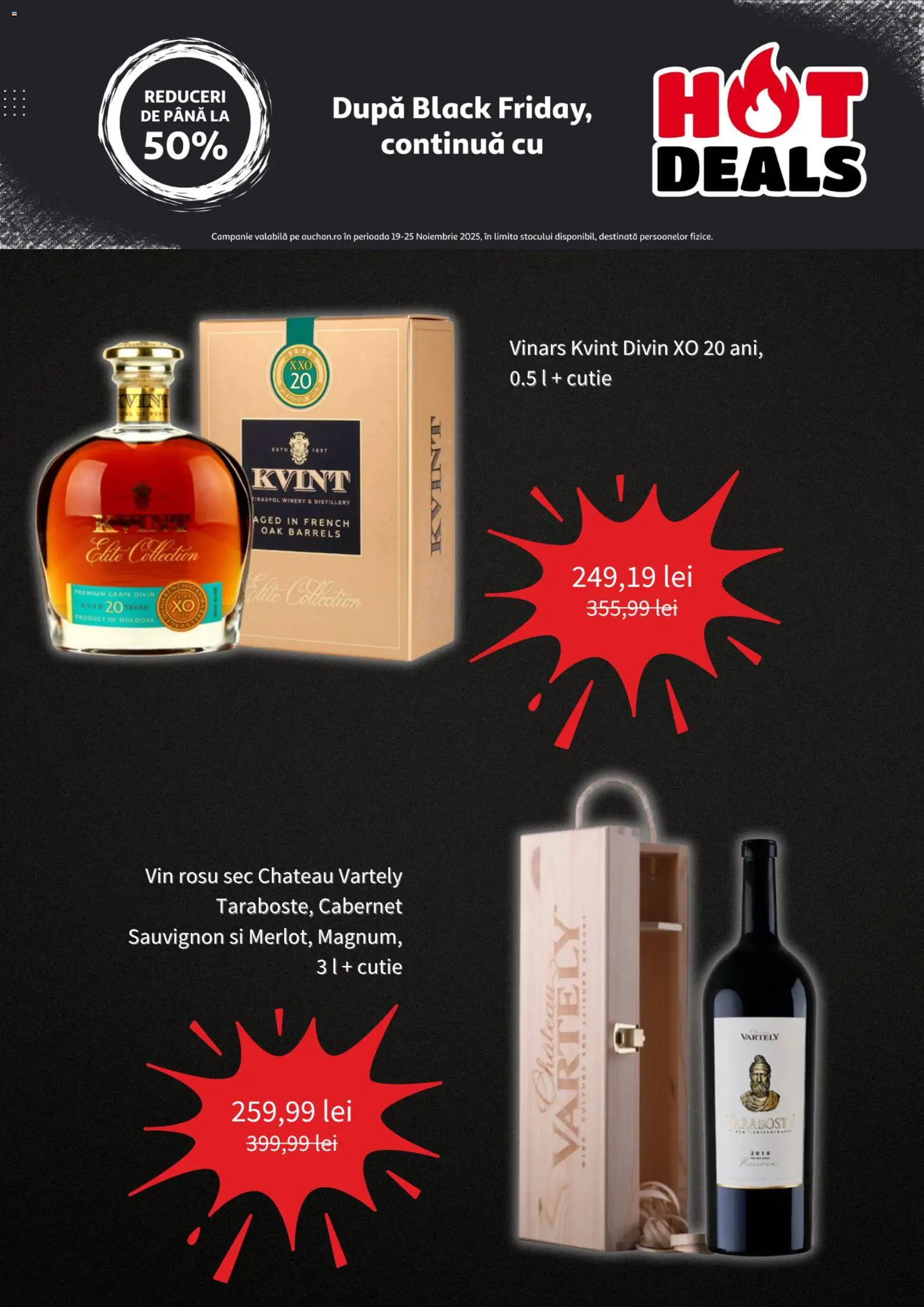 Catalog Auchan 19 - 24 Noiembrie 2025 | Pagina 4 | Produse: Cutie, Vin