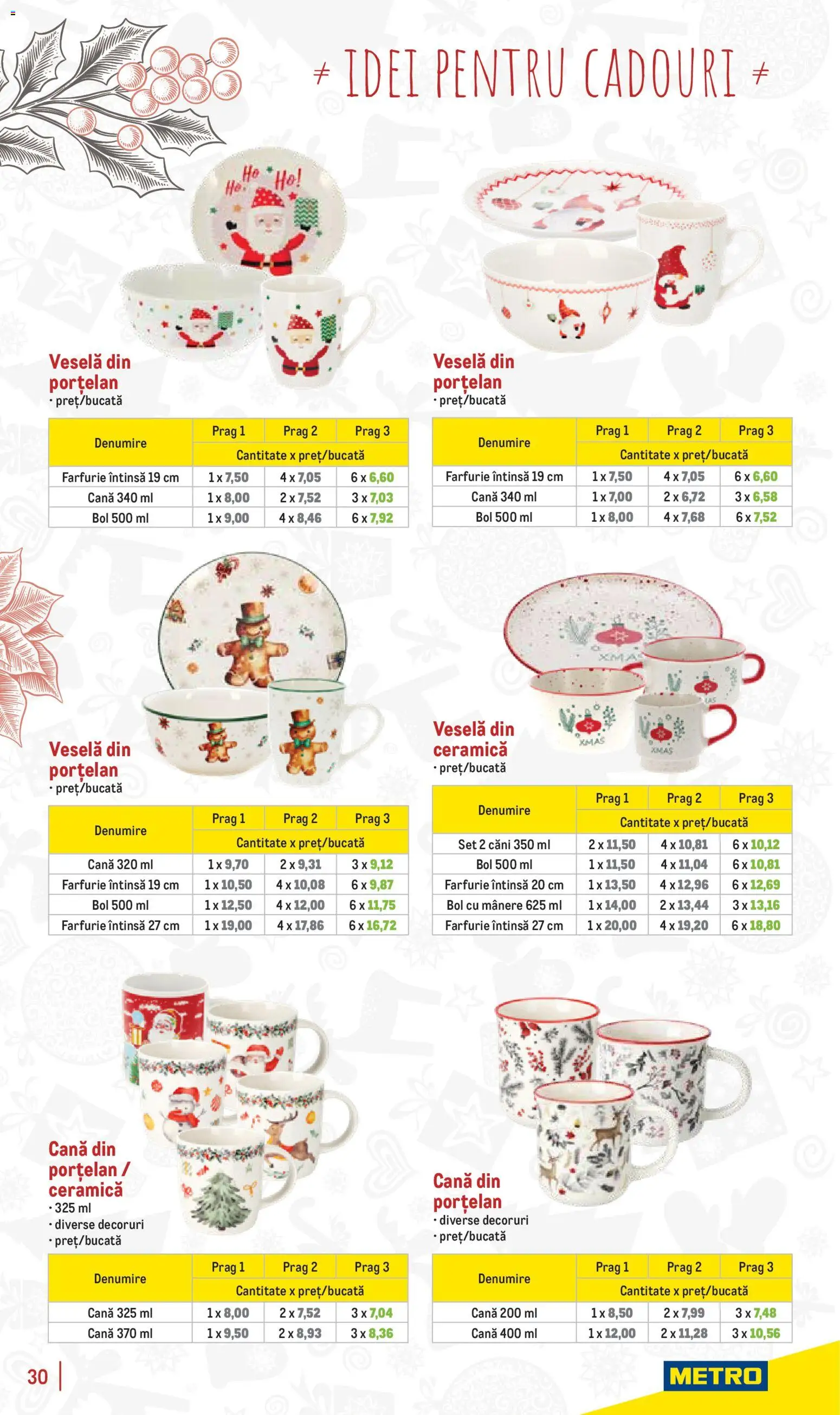 Catalog METRO 18 Noiembrie - 30 Decembrie 2025 | Pagina 30 | Produse: Bol, Farfurie