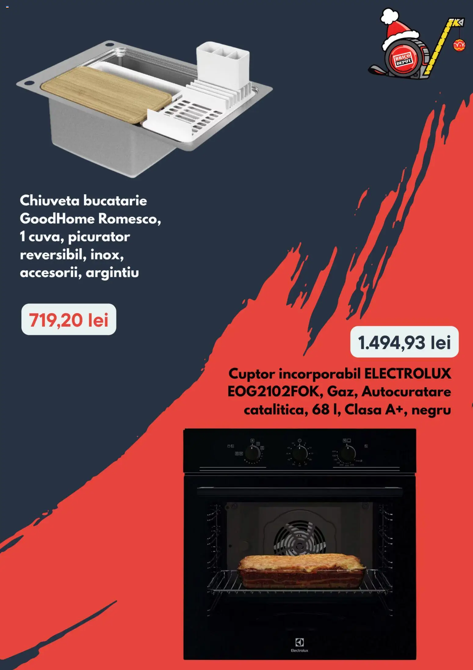 Catalog Brico Depot 20 Noiembrie - 2 Decembrie 2025 | Pagina 3 | Produse: Cuptor, Bucătărie, Chiuvetă