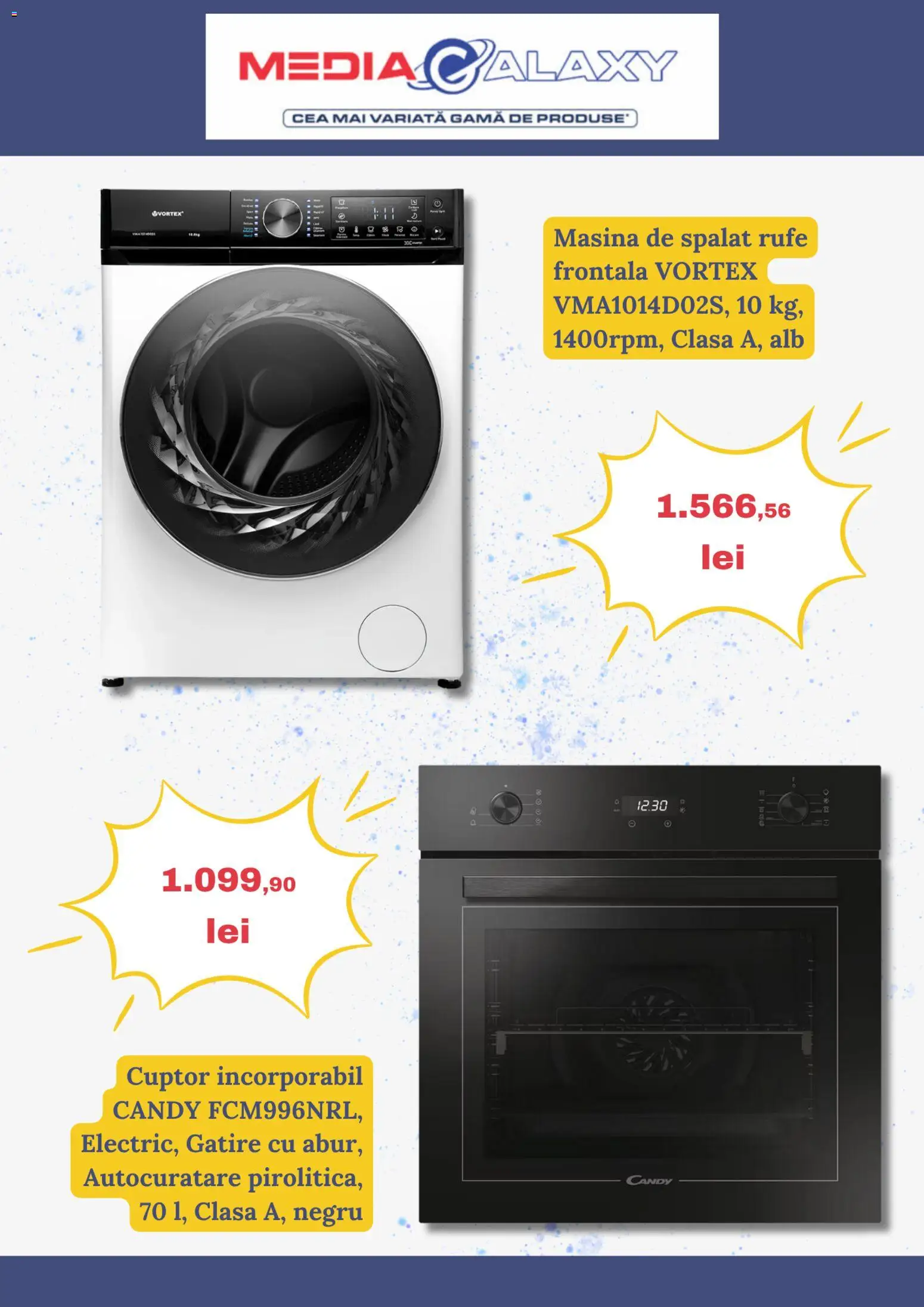 Catalog Media Galaxy 20 - 25 Noiembrie 2025 | Pagina 6 | Produse: Mașină De Spălat, Cuptor