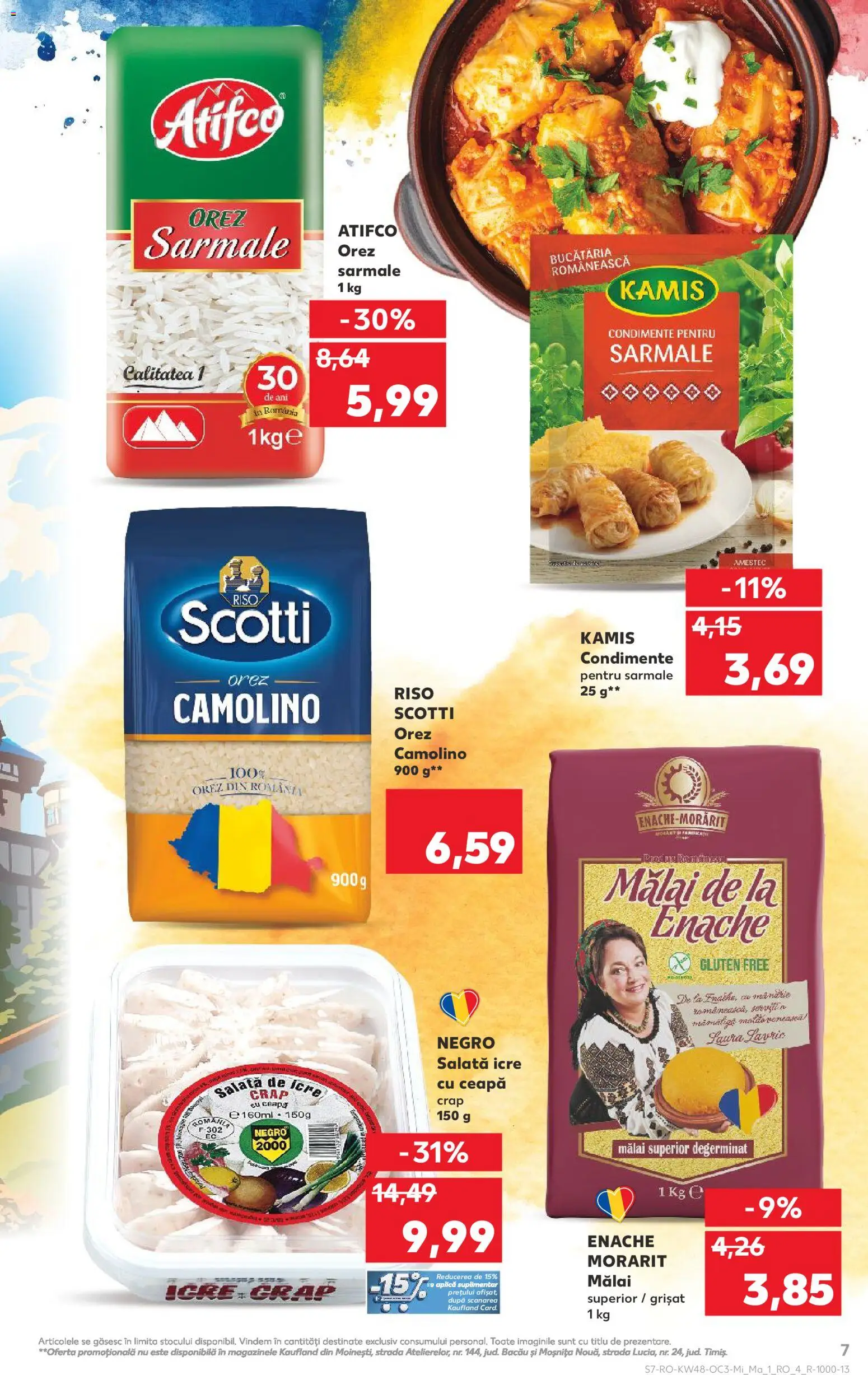 Catalog Kaufland 26 Noiembrie - 1 Decembrie 2025 | Pagina 7 | Produse: Orez, Mălai, Salată, Condimente