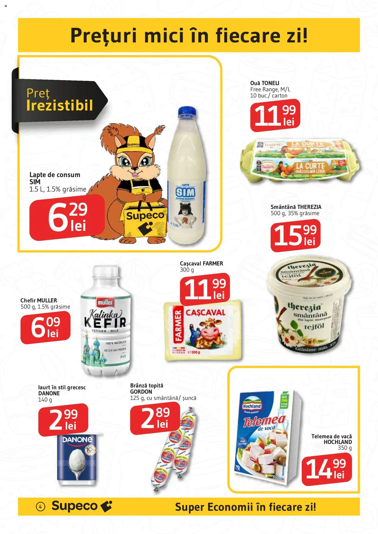 Catalog Supeco 27 Noiembrie - 9 Decembrie 2025 | Pagina 4 | Produse: Cașcaval, Lapte, Brânză, Kefir