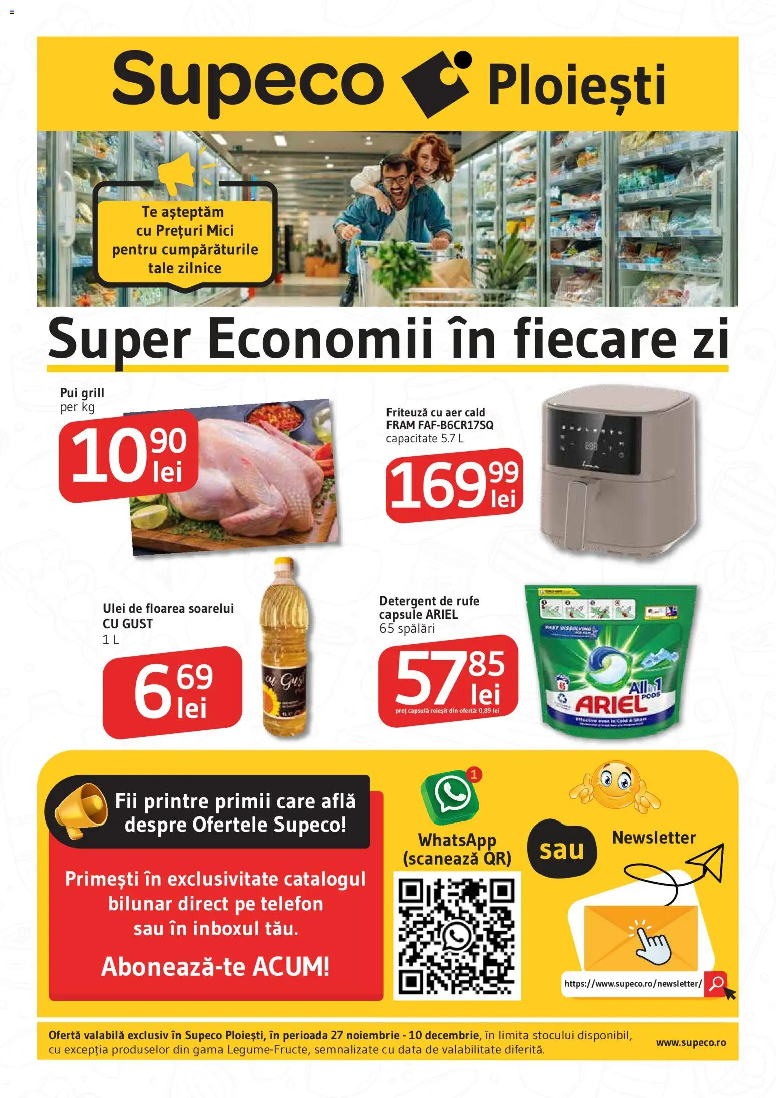 Catalog Supeco 27 Noiembrie - 9 Decembrie 2025 | Pagina 1 | Produse: Hacıyatmaz Kedi Oyuncağı, Mici, Detergent, Bant