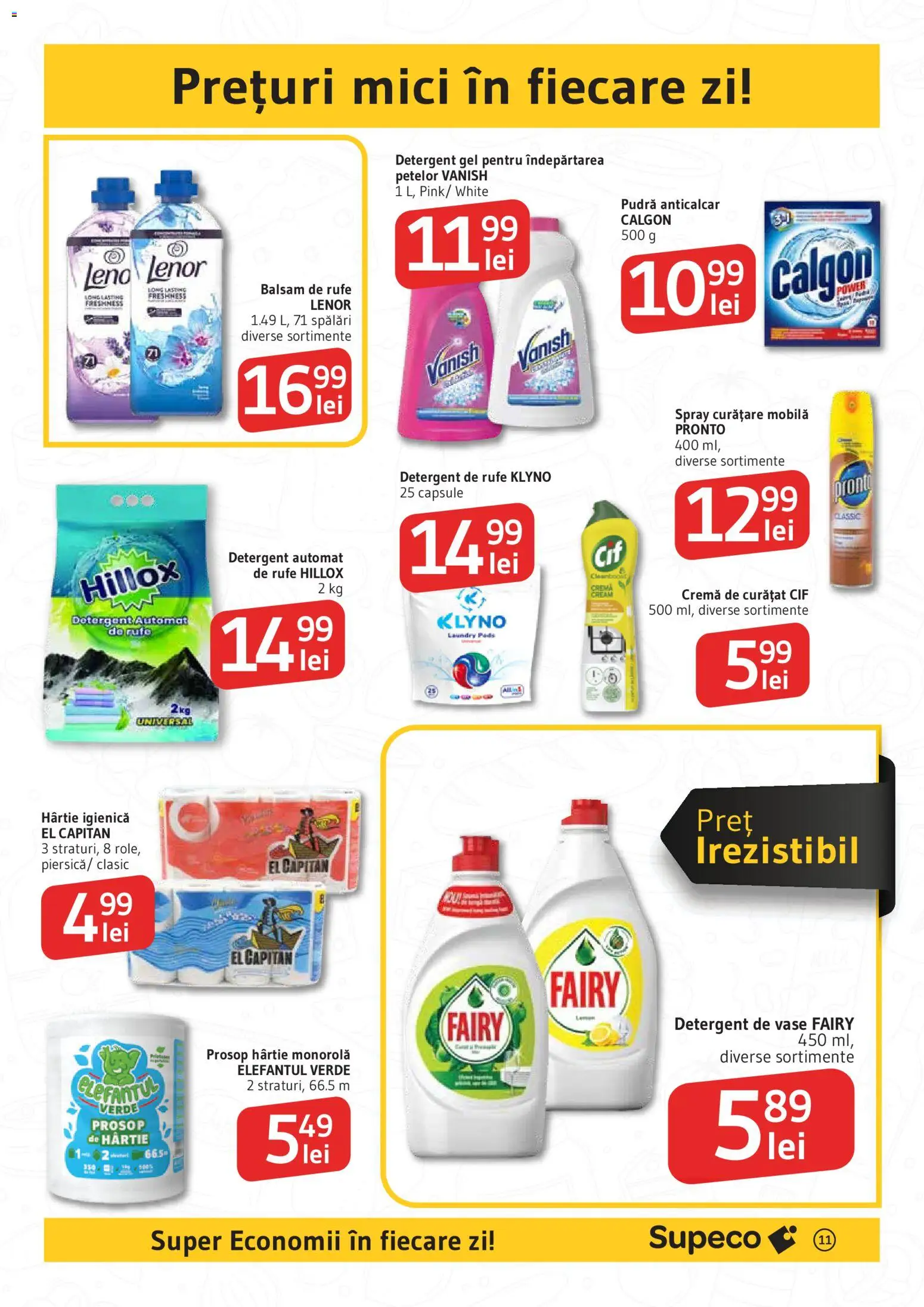 Catalog Supeco 27 Noiembrie - 9 Decembrie 2025 | Pagina 11 | Produse: Detergent de vase, Kedi Ödül Oyuncakları, Mici, Balsam