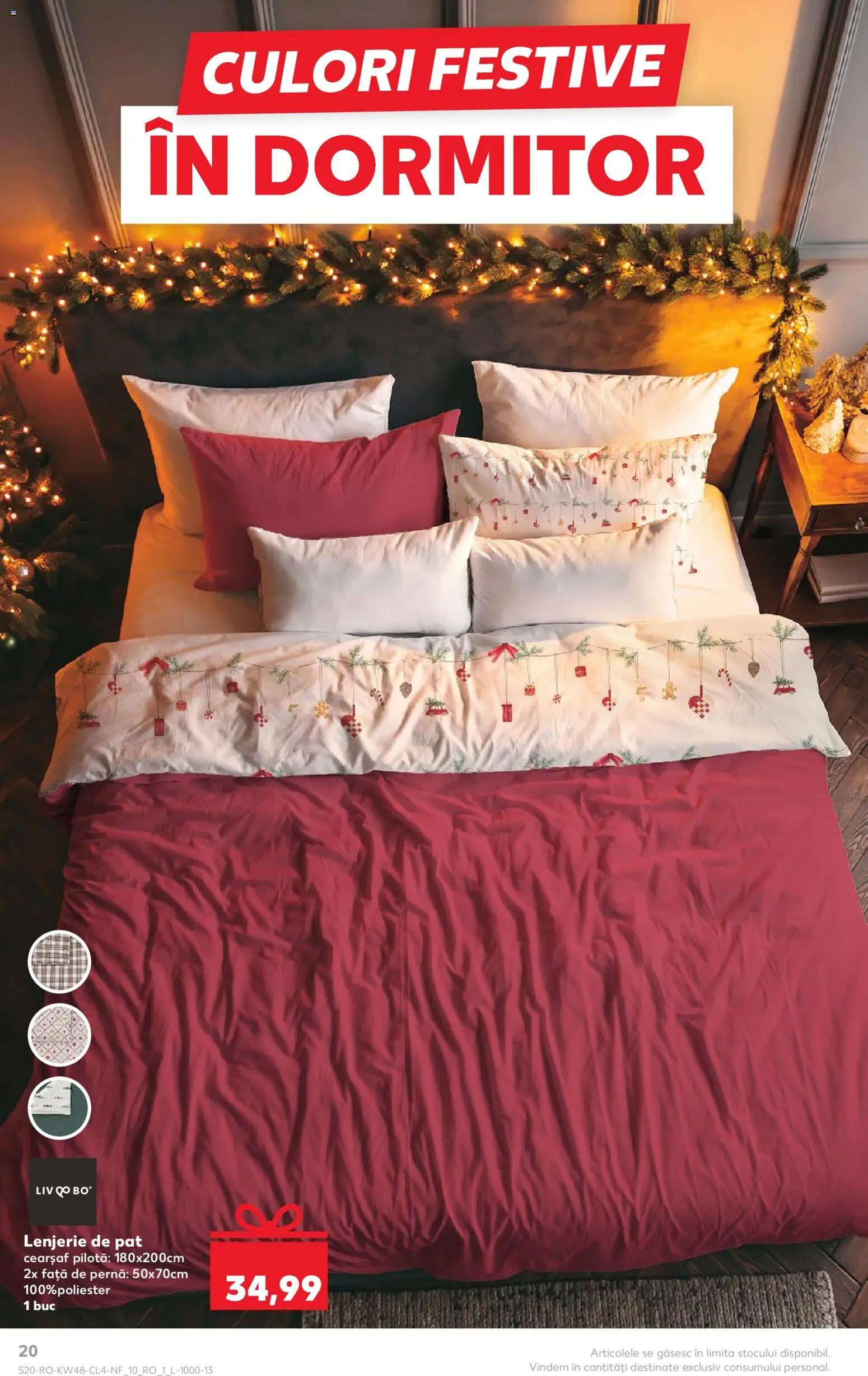 Catalog Kaufland 26 Noiembrie - 1 Decembrie 2025 | Pagina 20 | Produse: Pat, Lenjerie de pat, Pernă, Față de pernă