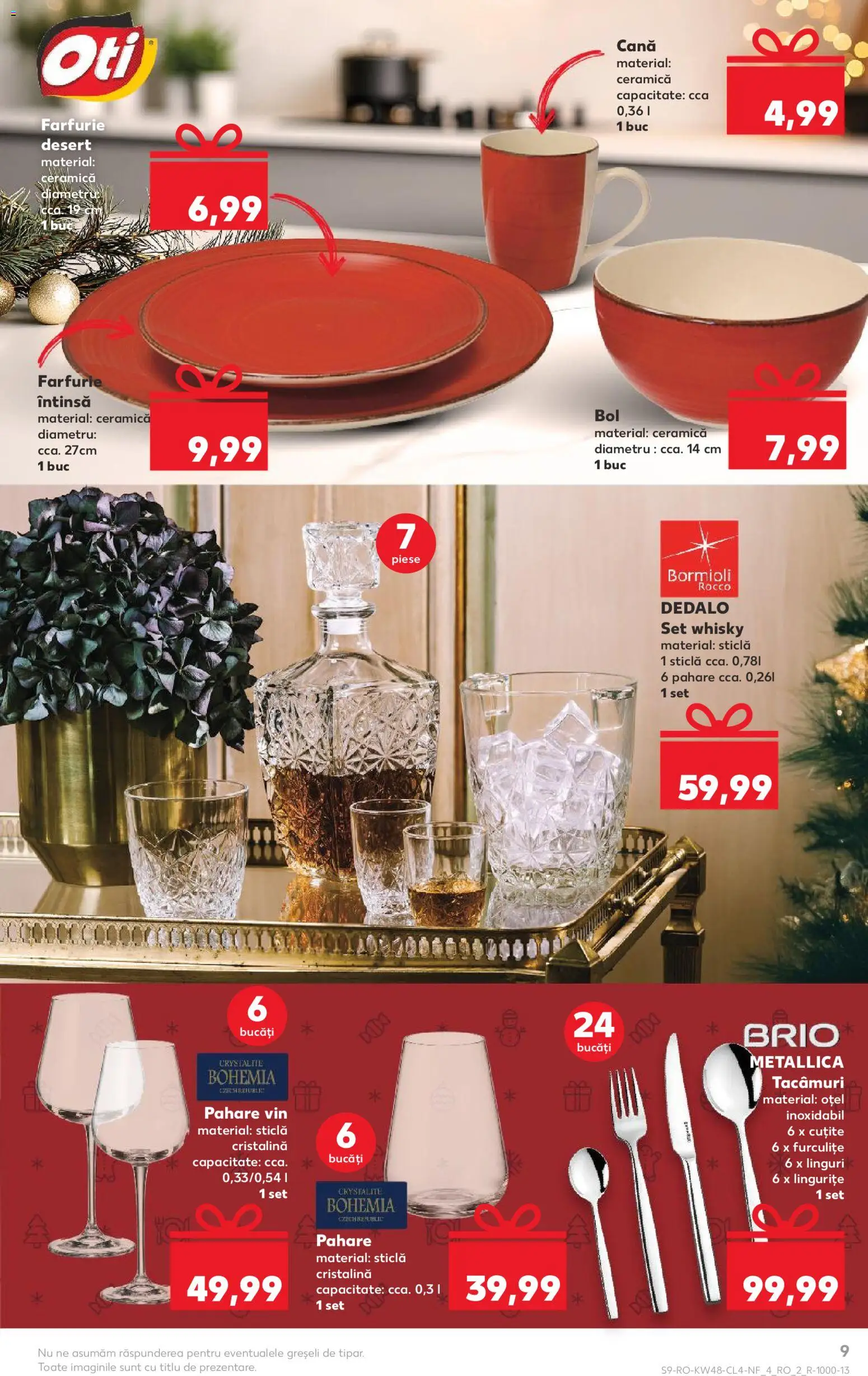 Catalog Kaufland 26 Noiembrie - 1 Decembrie 2025 | Pagina 9 | Produse: Linguri, Bol, Farfurie, Whiskey