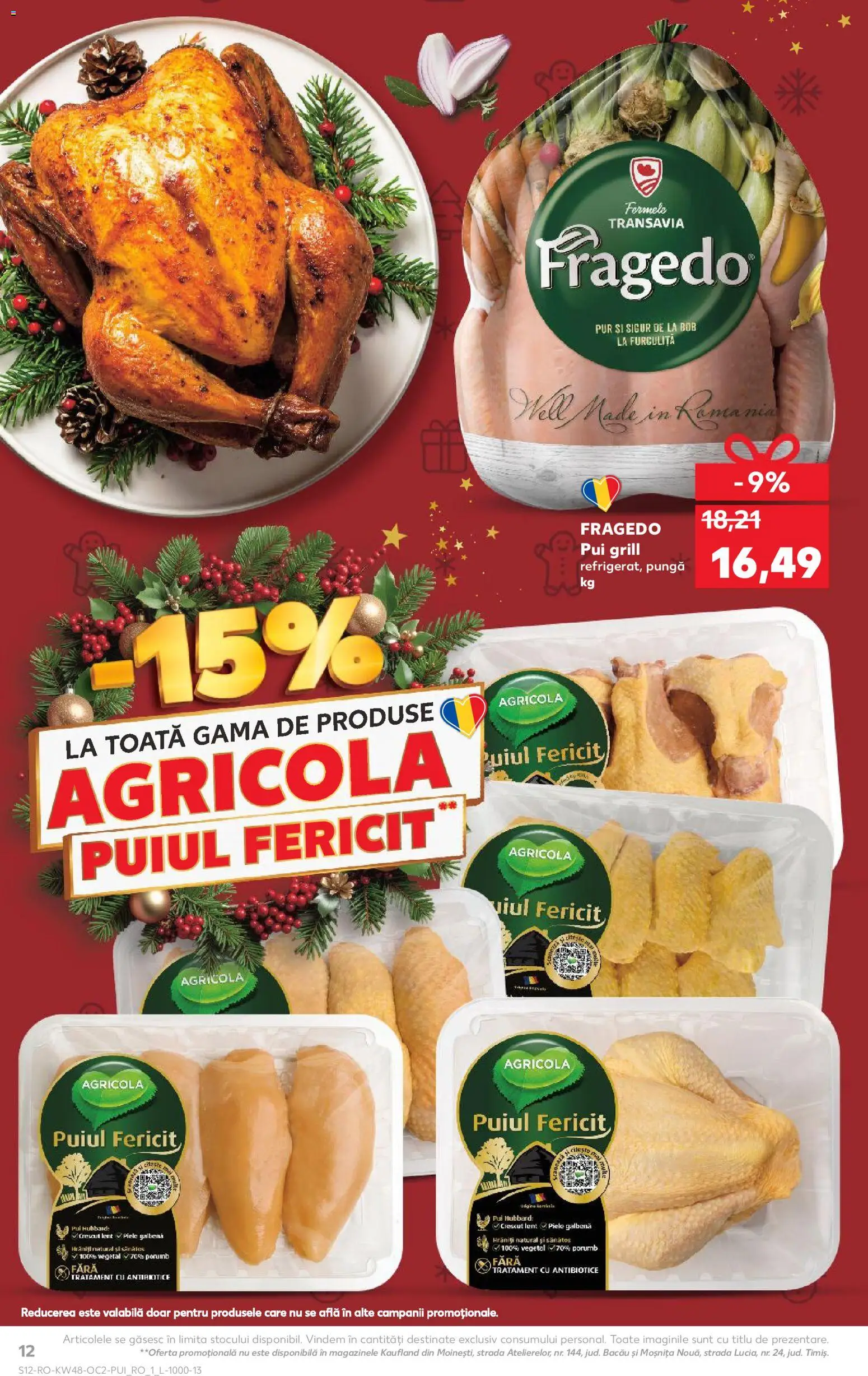 Catalog Kaufland 26 Noiembrie - 1 Decembrie 2025 | Pagina 12 | Produse: Pungă, Grill, Hacıyatmaz Kedi Oyuncağı, Porumb