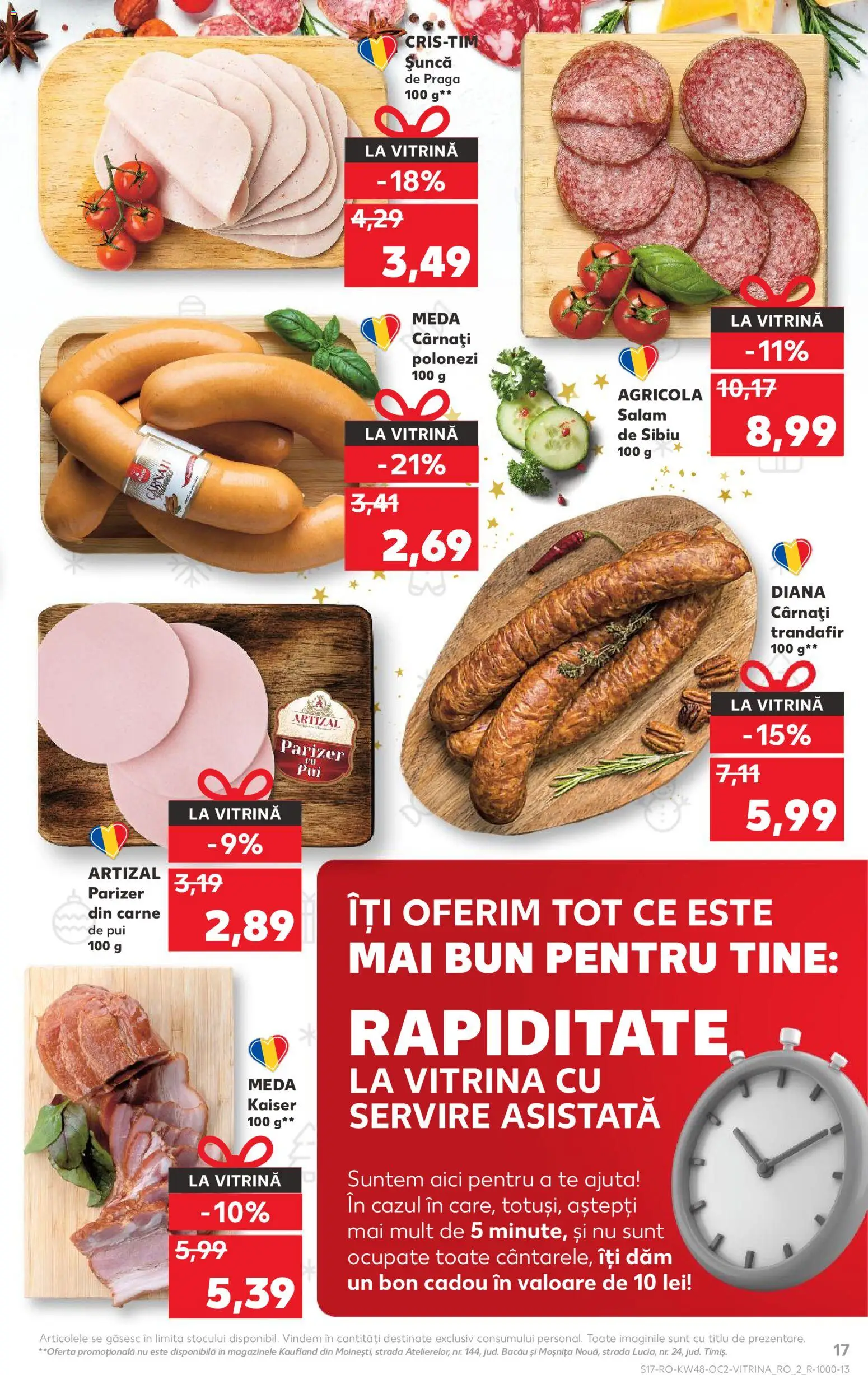 Catalog Kaufland 26 Noiembrie - 1 Decembrie 2025 | Pagina 17 | Produse: Trandafir, Vitrină, Parizer, Cârnați