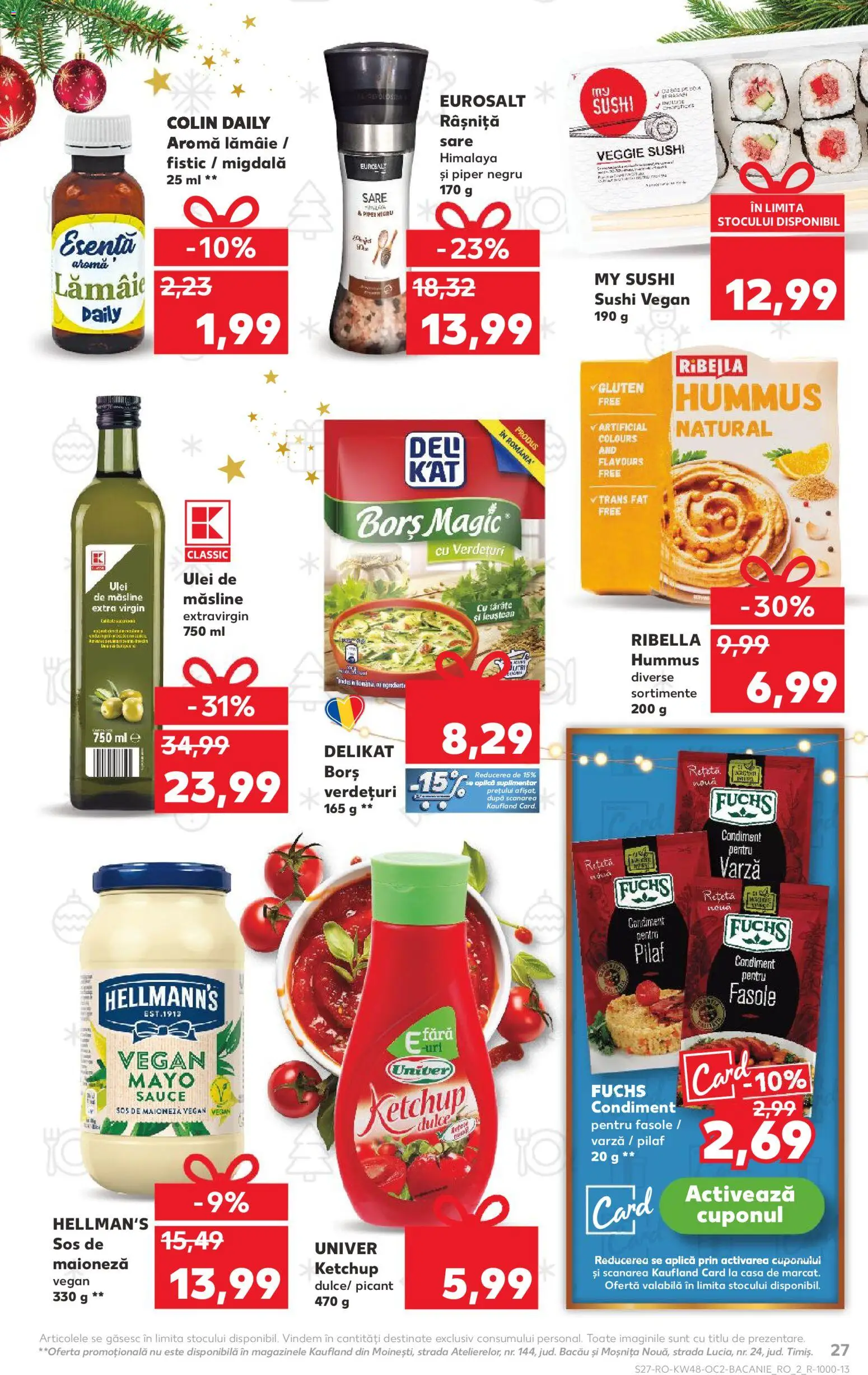 Catalog Kaufland 26 Noiembrie - 1 Decembrie 2025 | Pagina 27 | Produse: Varză, Măsline, Fistic, Lămâie