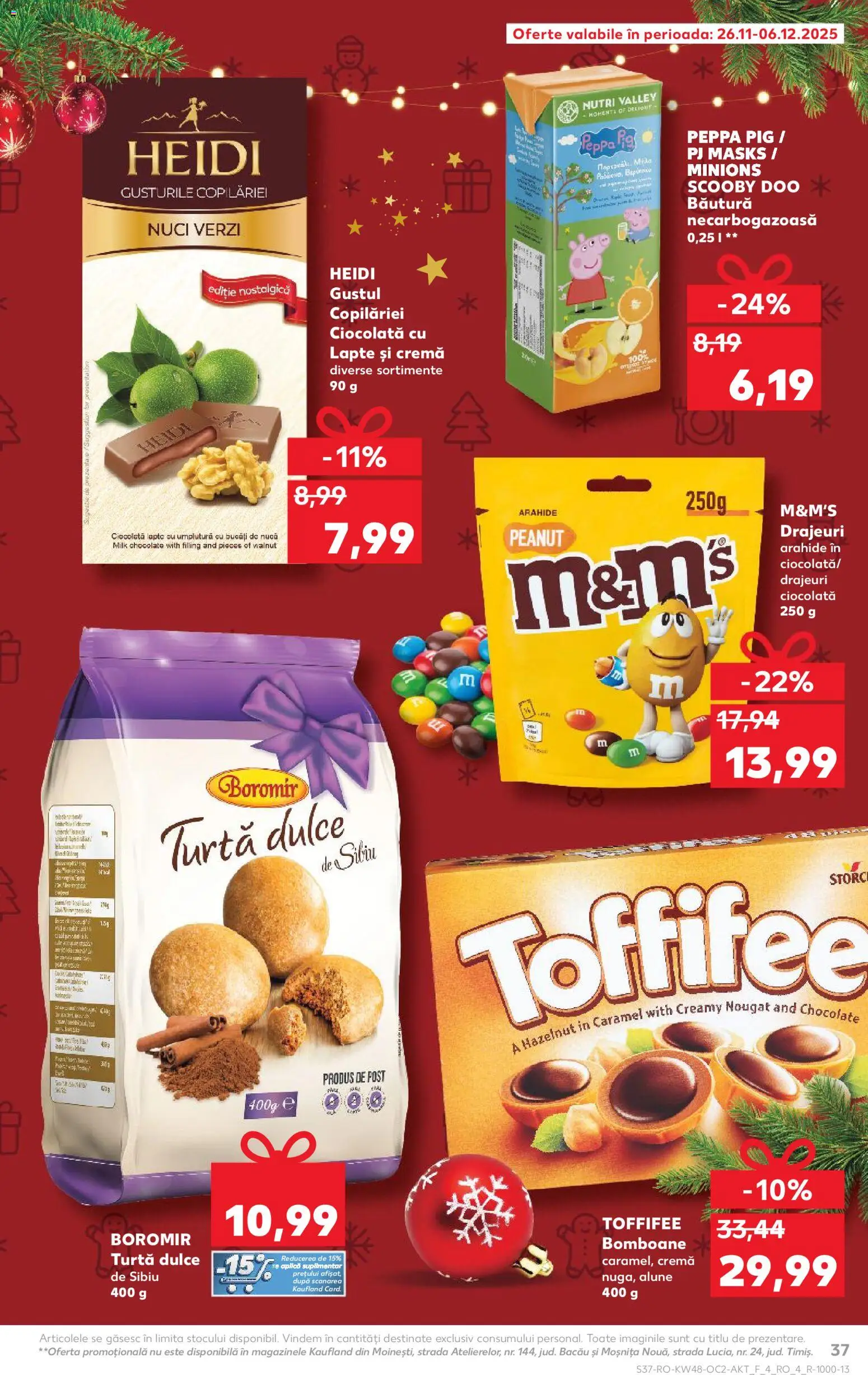 Catalog Kaufland 26 Noiembrie - 1 Decembrie 2025 | Pagina 37 | Produse: Ödül oyuncağı, Cremă, Ciocolată, Bomboane
