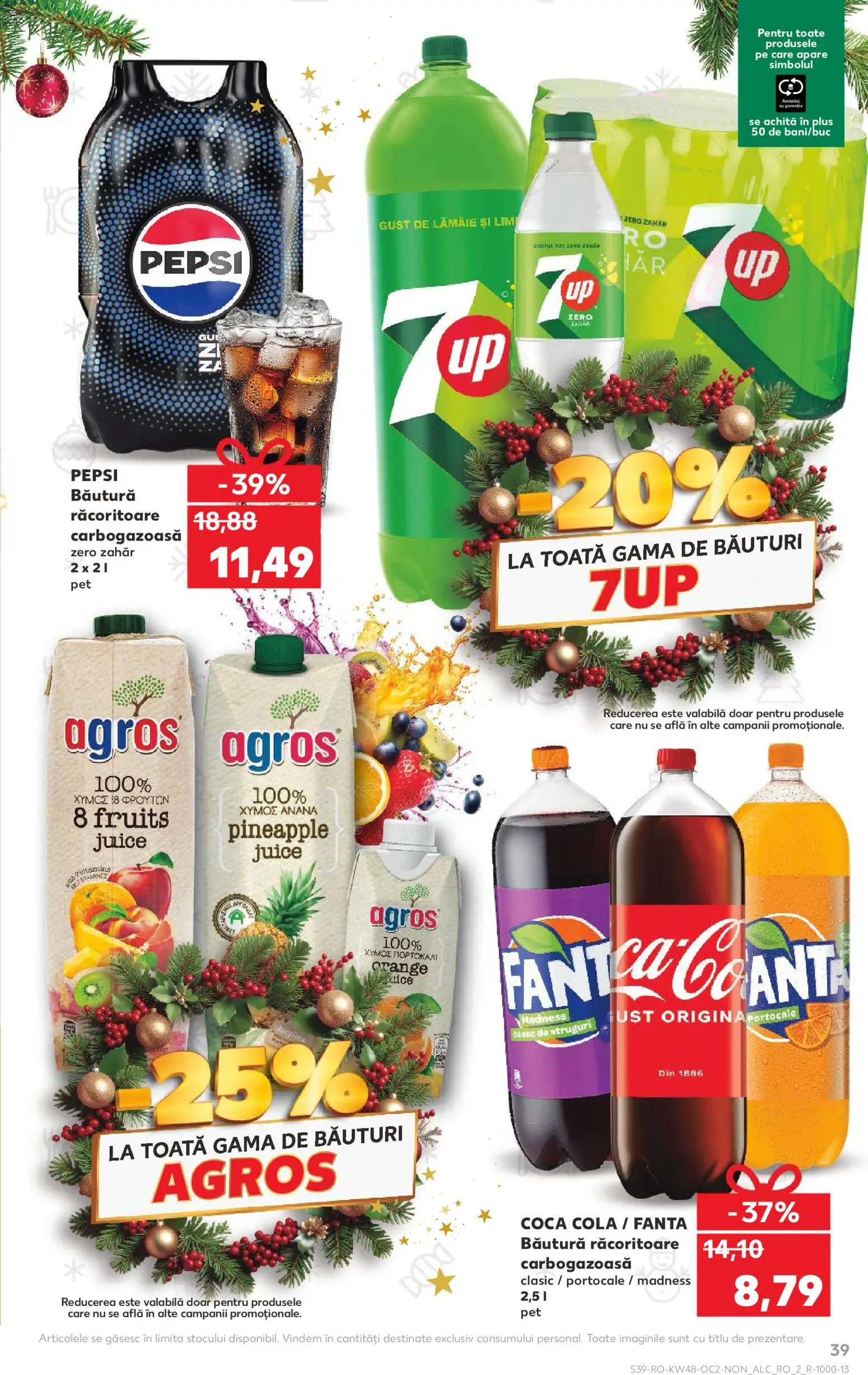 Catalog Kaufland 26 Noiembrie - 1 Decembrie 2025 | Pagina 39 | Produse: Struguri, Portocale, Zahăr, Lămâie