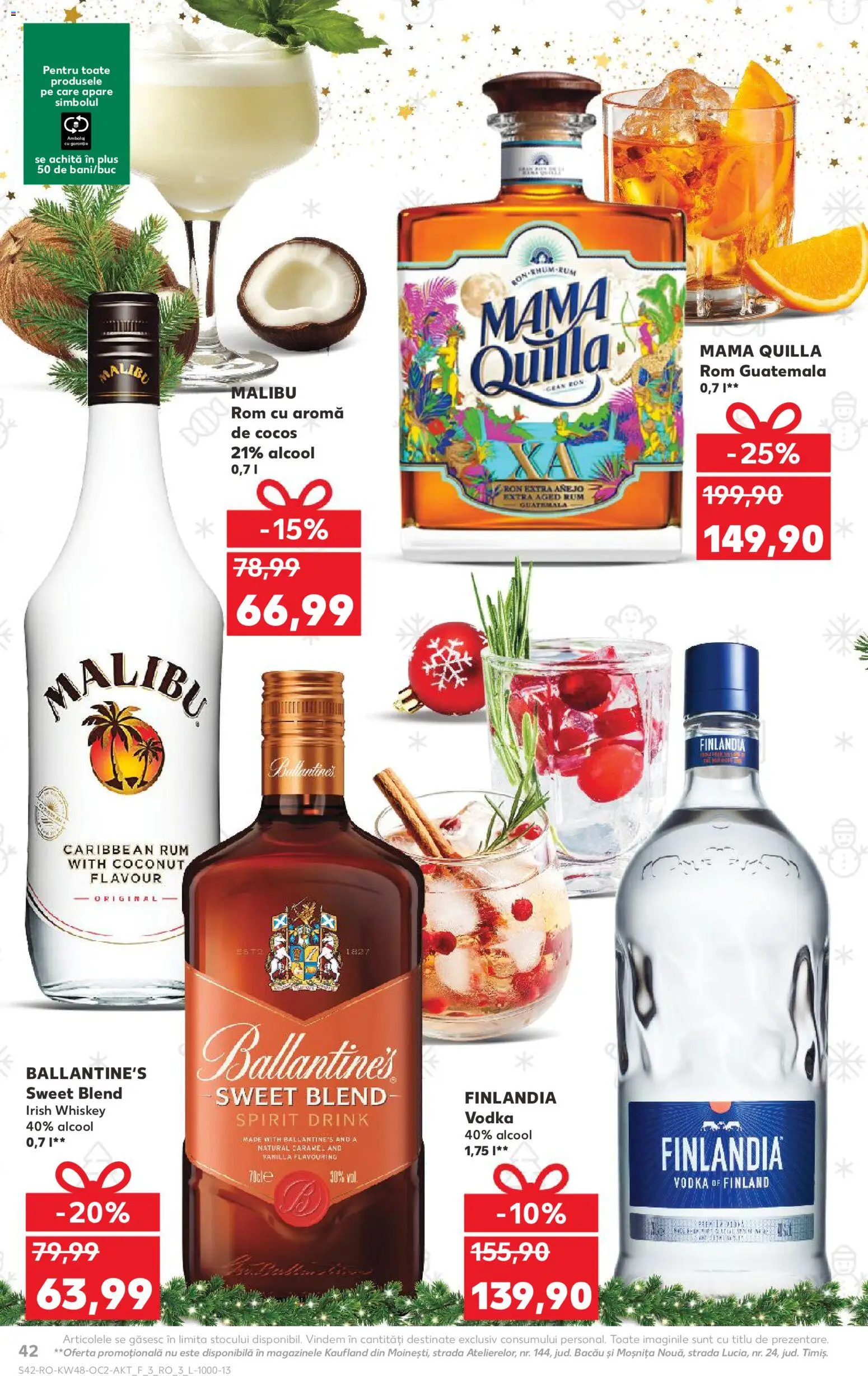 Catalog Kaufland 26 Noiembrie - 1 Decembrie 2025 | Pagina 42 | Produse: Rom, Vodka, Whiskey