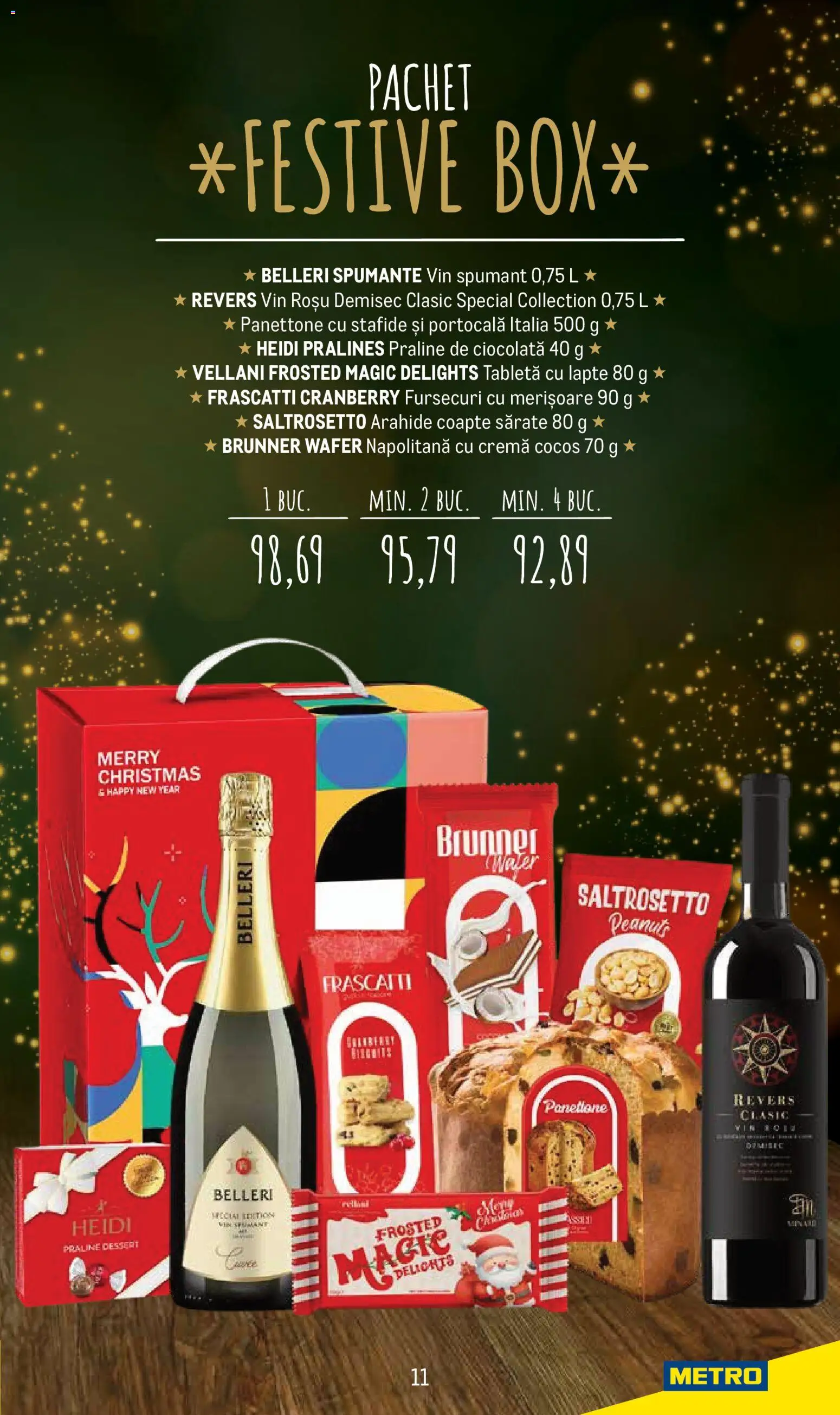 Catalog METRO 24 Noiembrie - 23 Decembrie 2025 | Pagina 11 | Produse: Praline, Lapte, Vin, Stafide