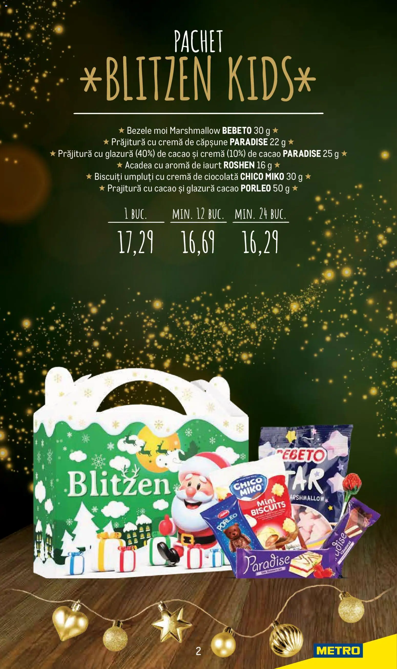 Catalog METRO 24 Noiembrie - 23 Decembrie 2025 | Pagina 2 | Produse: Prăjitură, Iaurt, Cremă, Biscuiți
