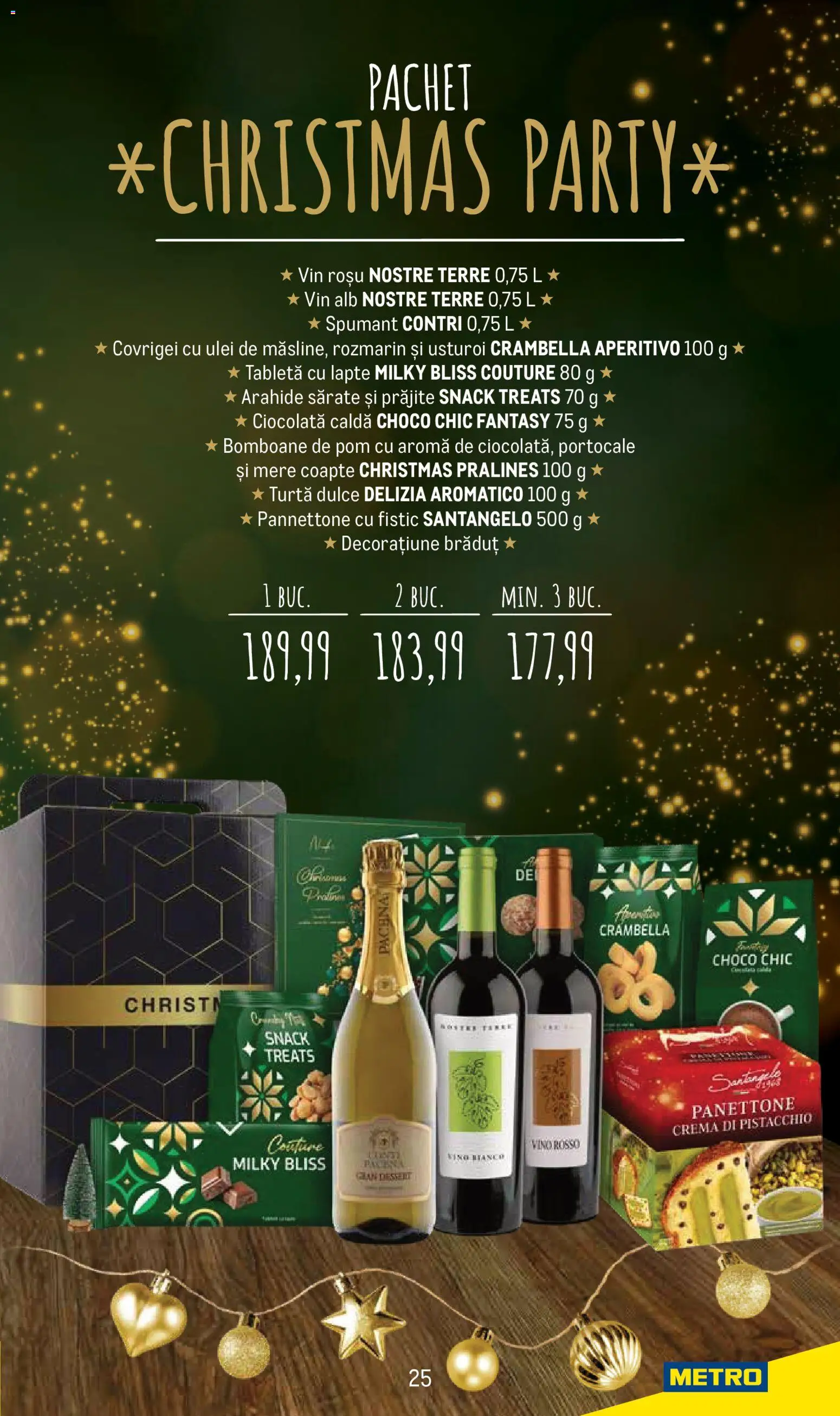 Catalog METRO 24 Noiembrie - 23 Decembrie 2025 | Pagina 25 | Produse: Tabletă, Covrigei, Lapte, Bomboane