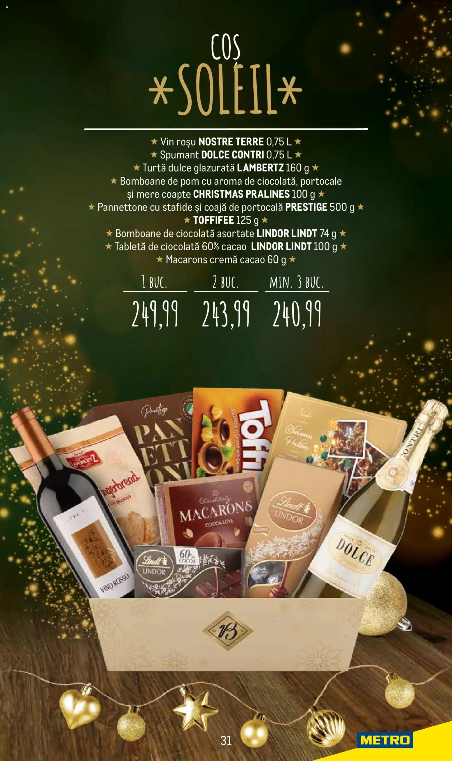 Catalog METRO 24 Noiembrie - 23 Decembrie 2025 | Pagina 31 | Produse: Vin, Mere, Macarons, Stafide